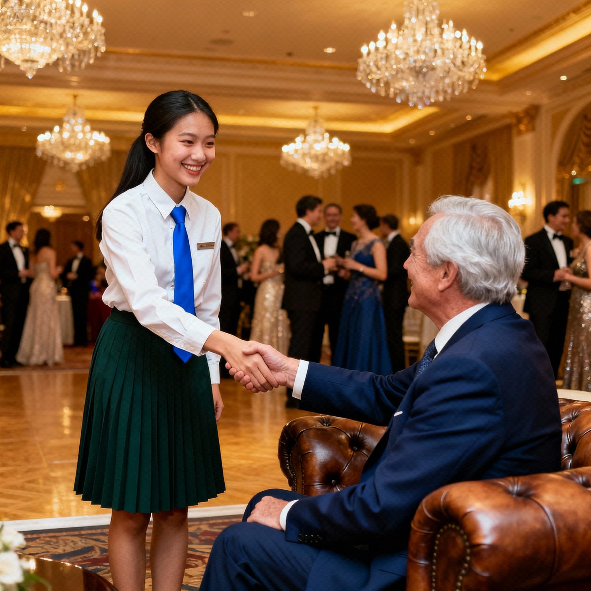 At the party, no one would dance with the japanese millionaire until the waitress spoke to him in japanese, as the celebration unfolded on the glass-enclosed terrace of guadalajara’s exclusive demetria hotel, where the orange sky blended into the city lights…