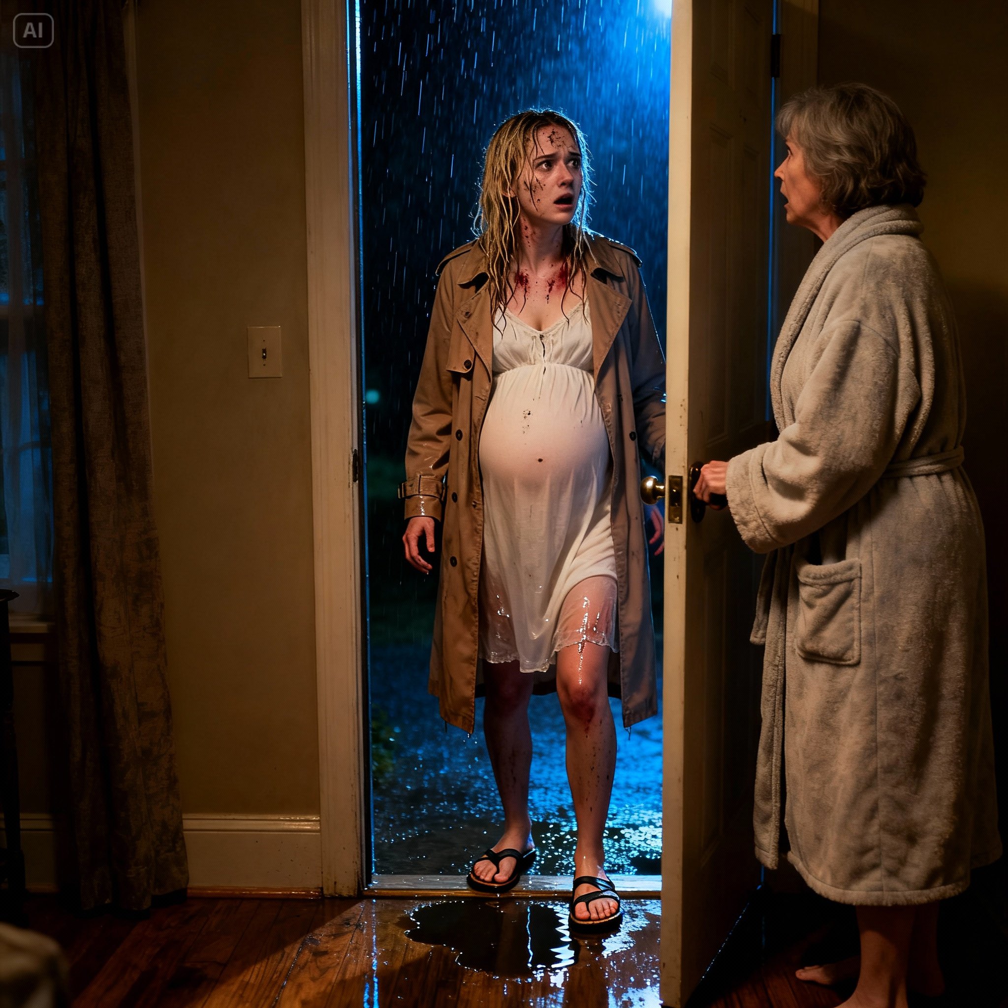 My 9-months-pregnant daughter showed up at 5 am, her face bruised. “leo beat me,” she cried, and moments later my son-in-law called snarling, “you don’t know who you’re dealing with.” he had no idea this “old mother” was a retired police investigator who spent 20 years putting men just like him in prison…..