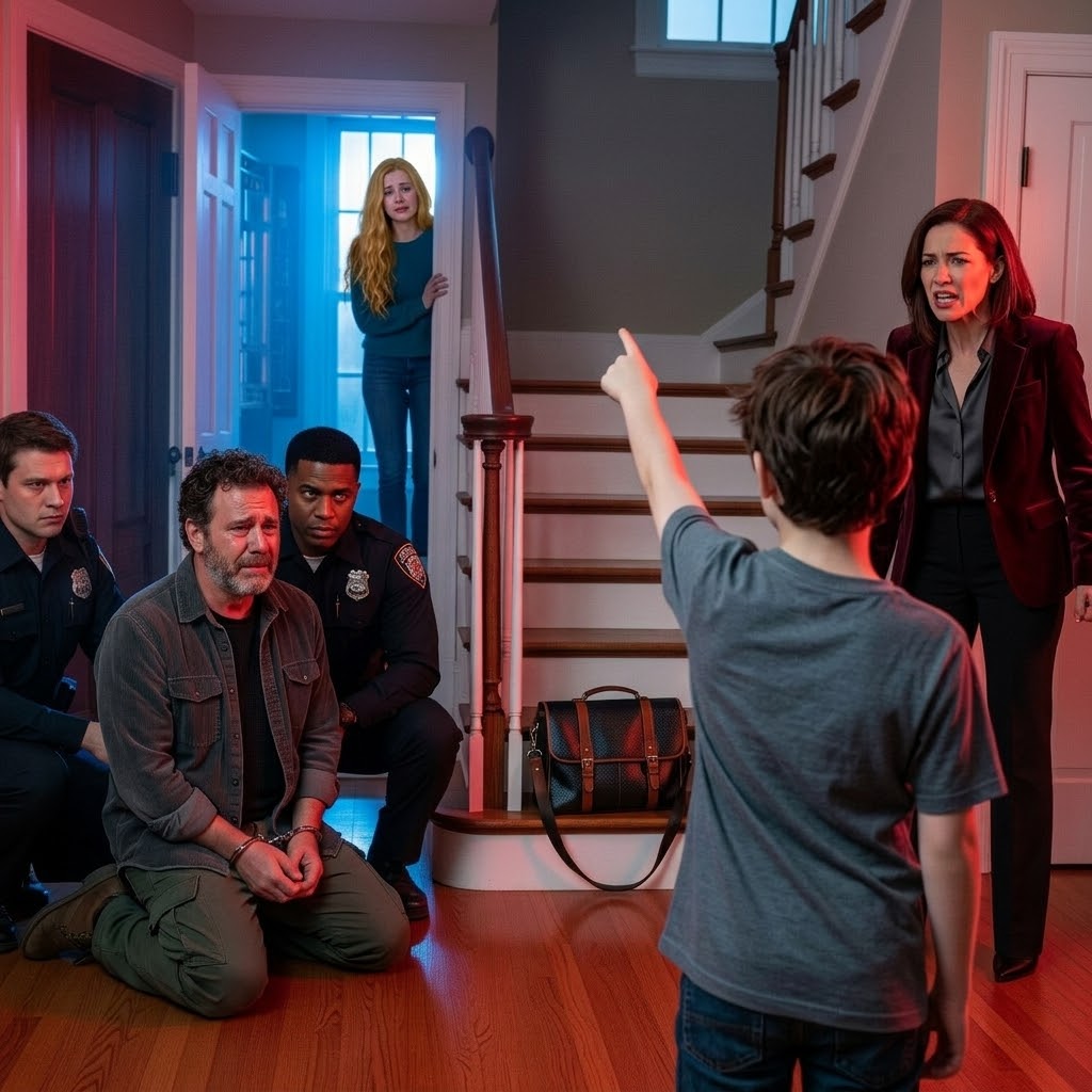 A seven-year-old boy called 911 after hearing his teenage sister scream from behind the door of their stepfather’s bedroom. When officers forced their way inside, what they saw left everyone completely stunned….