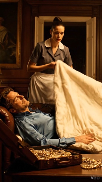 Un homme riche a fait semblant de dormir avec de l’or pour tester la fille de la pauvre femme de ménage — mais ce que la jeune fille a fait l’a choqué !