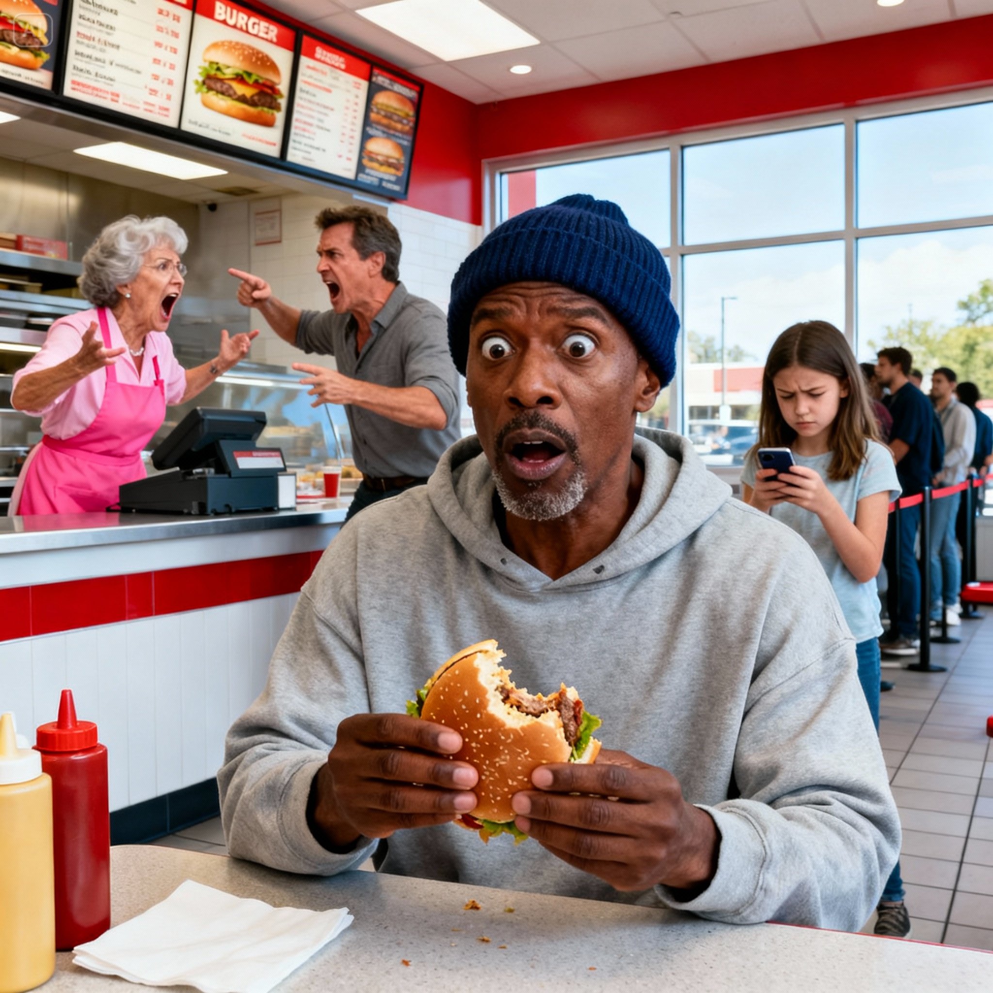 Undercover black boss buys a sandwich at his own diner, stops cold when he hears 2 cashiers… it was a cool monday morning when jordan ellis, the owner of ellis eats diner, stepped out of his black suv wearing jeans, a faded hoodie, and a knit cap pulled low over his forehead. normally dressed in tailored suits and expensive shoes, today he looked like an average middle-aged man, maybe even homeless to some. but this was exactly what he wanted…