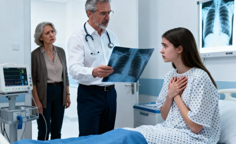 My brother shattered my ribs. my mother murmured, “don’t say anything. he still has a future ahead.” my doctor, however, didn’t pause—and that’s when the truth exploded…