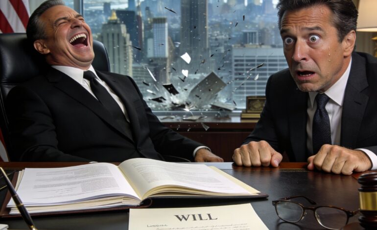 After my father-in-law’s funeral, my jobless husband inherited $450 million. suddenly, he demanded a divorce, saying, “you’re useless to me now!” i replied, “don’t regret this later… lol.” after the divorce, my father-in-law’s lawyer burst into laughter at my ex-husband. husband: “you’re fired?” lawyer: “have you read the will carefully?” my ex-husband turned pale…