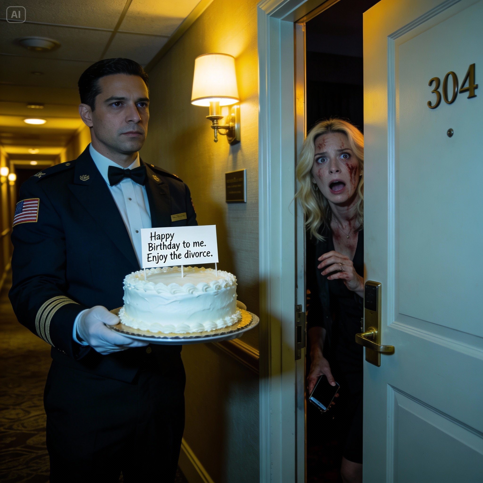 On my 30th birthday, my wife said she “forgot” and went out with her friends. i checked her location and it led straight to a hotel. instead of confronting her face to face, i paid the front desk to send a cake to room 304 with the note: “happy birthday to me, enjoy the divorce.” she panicked immediately…