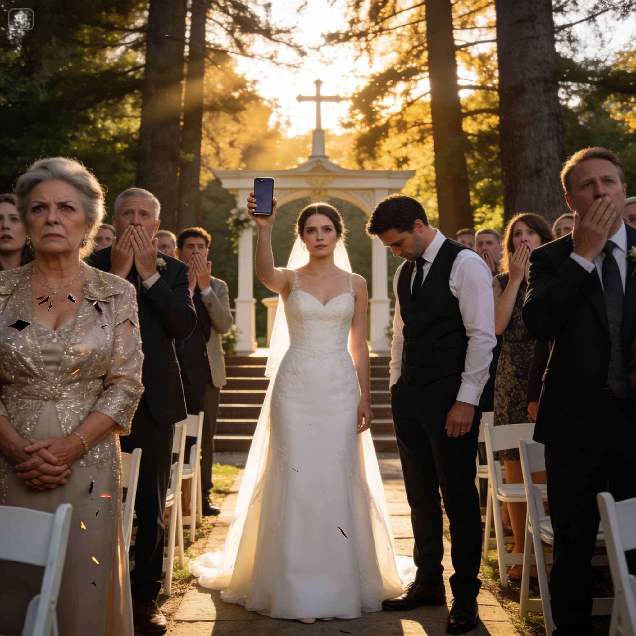 At the wedding, my mother-in-law gave a speech and said, “i’m so glad we found a girl who listens.” she smirked straight at me, and i smiled back while the whole family laughed. my husband looked down nervously, and in that moment, i knew exactly what i had to do. i interrupted the vows with a secret…