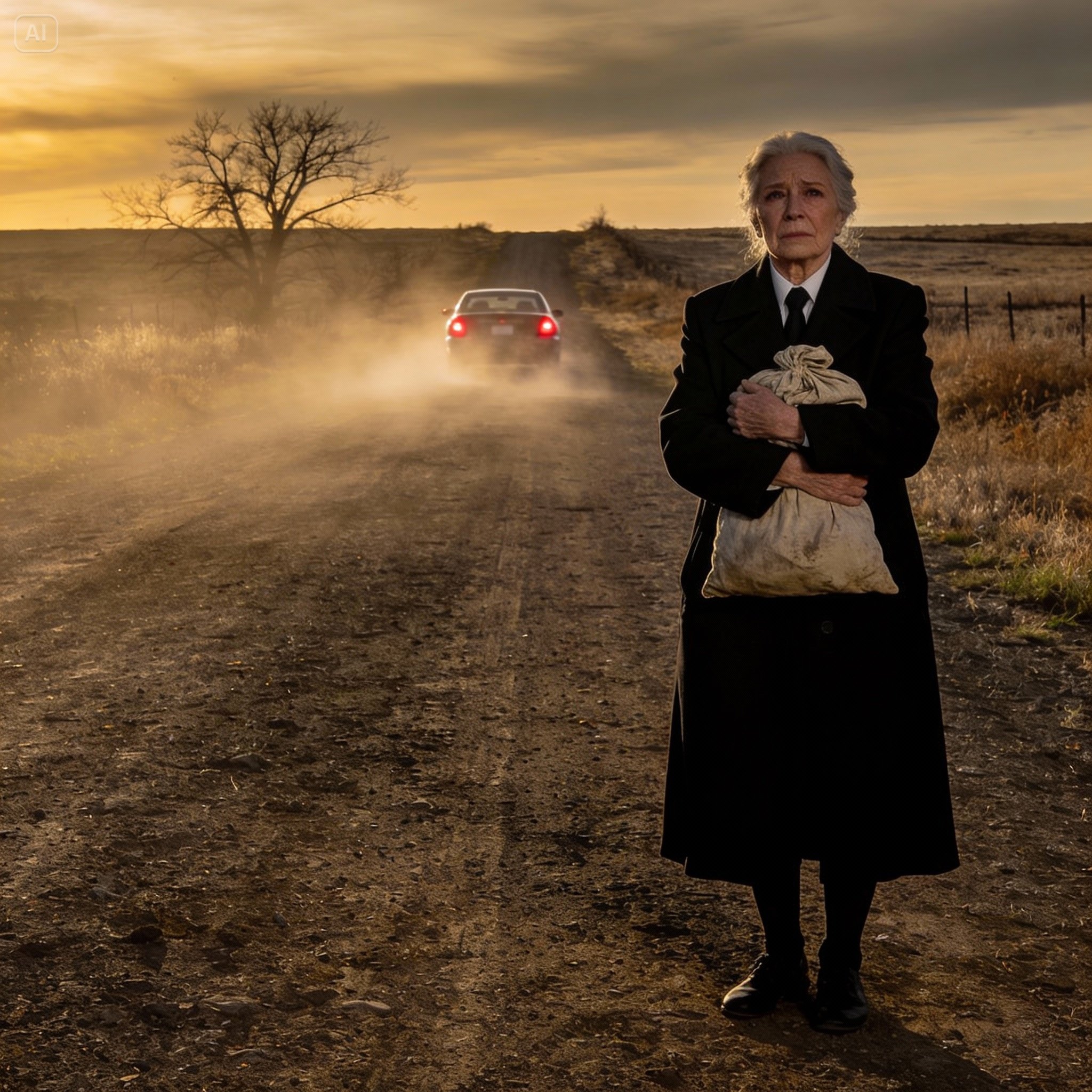 After my husband’s funeral, my son drove me to a remote road and said: “this is where you get off. the house and business are mine now.” i stood in the dust, clutching my bag, as he drove away without looking back. no phone. no money. and that’s when i realized — i wasn’t alone. i was free… but he had no idea what i’d done before his father died…