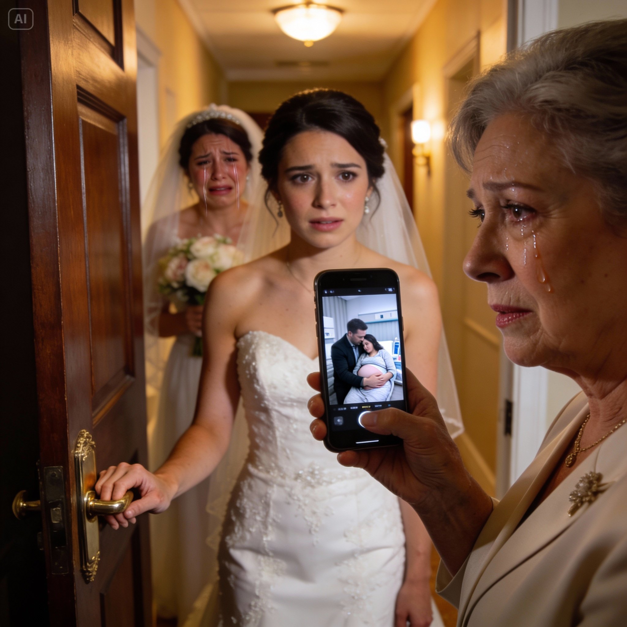 “You have to call it off,” she begged. my hand was on the door handle, his mother was smiling at me, the music started playing, she held up her phone with tears in her eyes, and when i read the text, my knees went weak—it was a picture of…