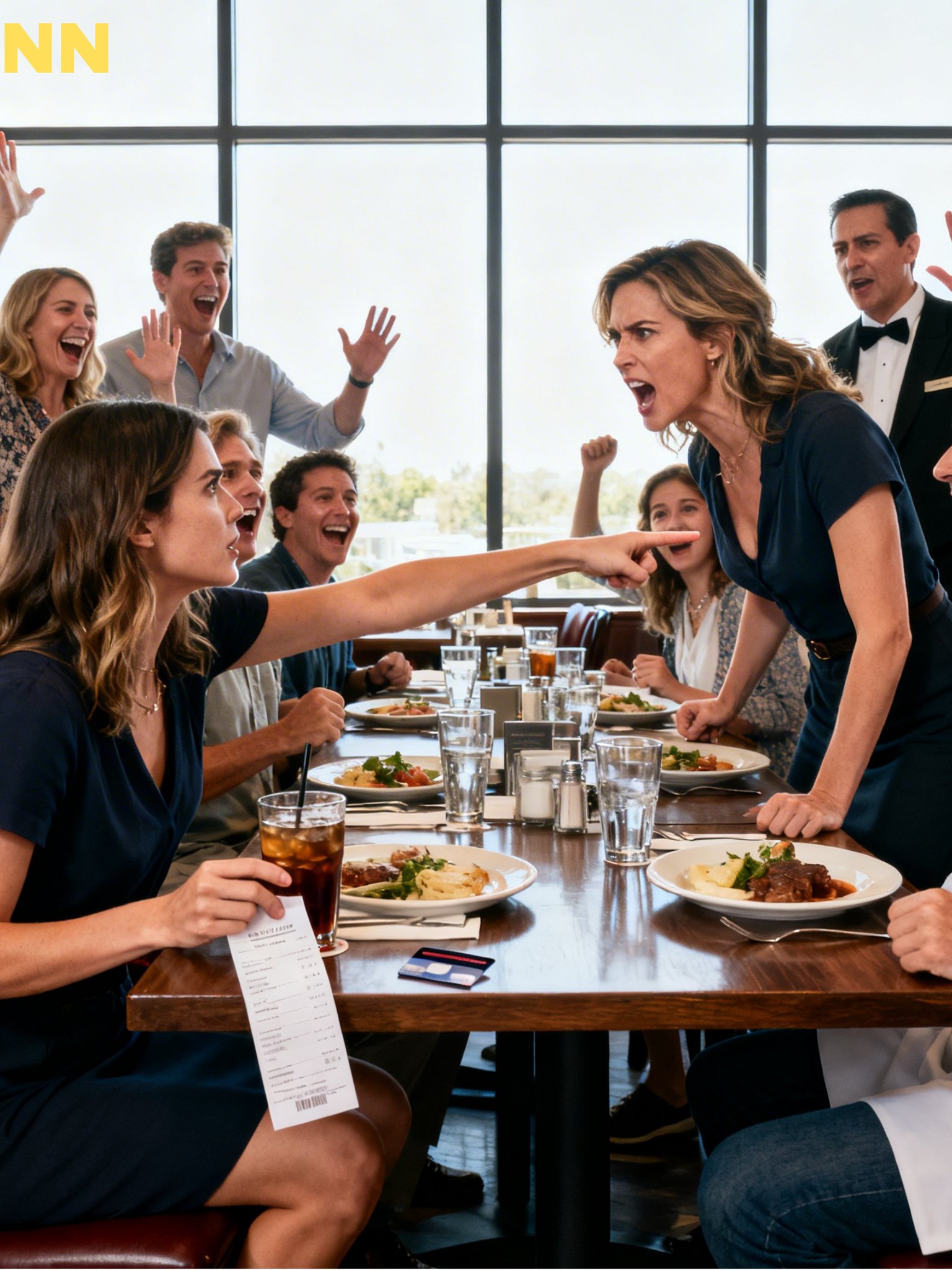 Vacsoránál a nővérem azt mondta: “Menj, keress másik asztalt – örökbe vagy fogadva”, majd átadott nekem egy 3 270 dolláros bankjegyet