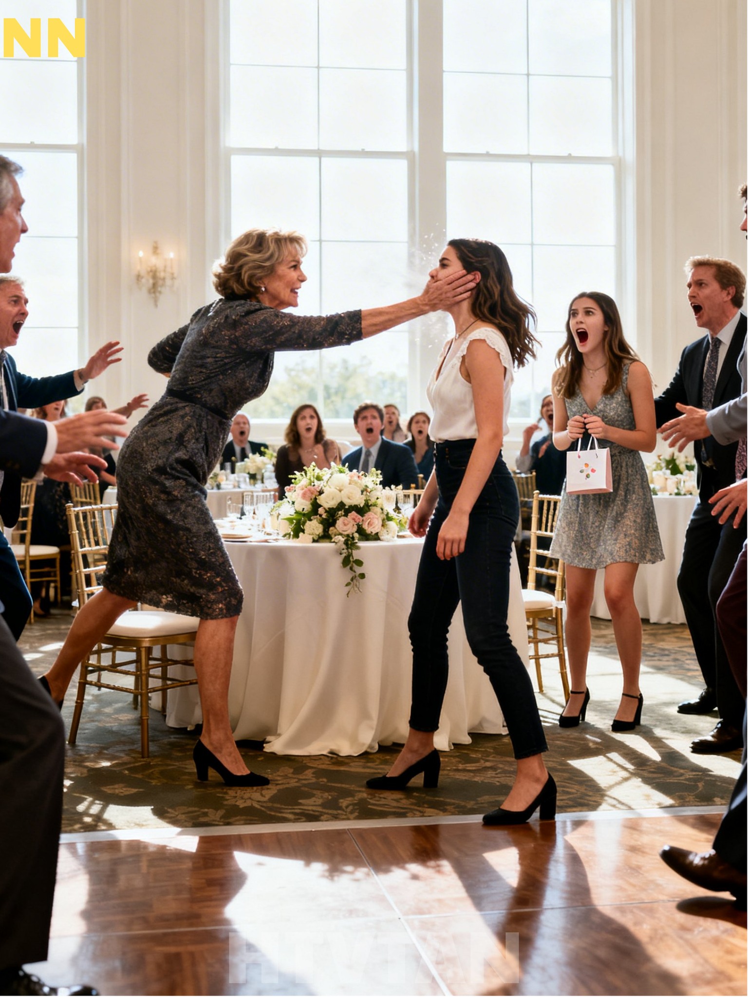 Az eljegyzési bulimon anyukám azt követelte, hogy adjam át a 60 ezer dolláros alapomat a nővéremnek. Amikor visszautasítottam, mindenki előtt lecsapott. Felálltam.