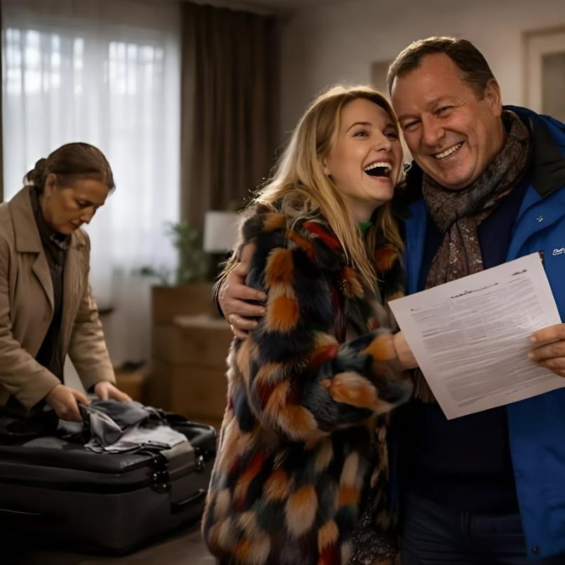 — «L’ho spolpata fino all’ultimo centesimo!» — rideva lui, cacciando di casa la moglie con cui aveva condiviso trentotto anni di vita, tutto per seguire la giovane amante. Ma già un’ora più tardi un semplice bussare alla porta avrebbe trasformato quell’orgoglio in rimpianto amaro.