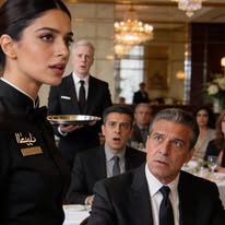 Den arabiske miljardären talar arabiska för att förödmjuka personalen — men servitrisen svarar perfekt, och rummet blir dödstyst.