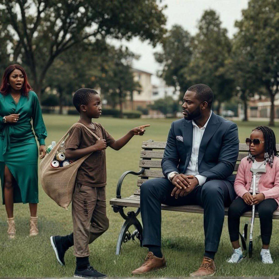 Ditt barn är inte blindt, det är din fru som lägger något i hennes mat… sa pojken till miljonären