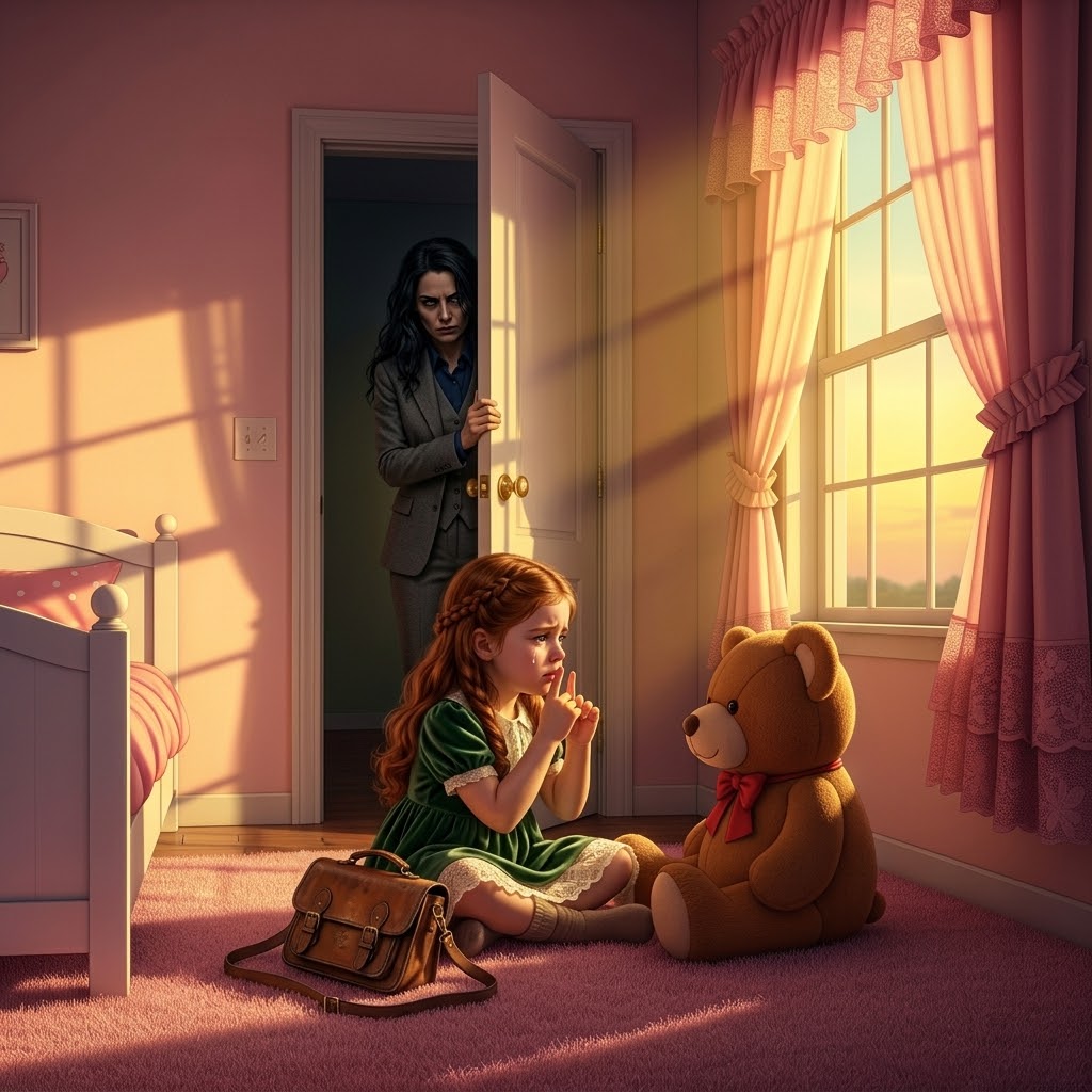 I caught my five-year-old daughter whispering to her teddy bear about her daddy’s secrets. “Daddy said you’ll never find out,” she murmured. I just laughed, assuming it was nothing more than childish imagination. But everything changed the moment I opened his laptop and saw what was inside….