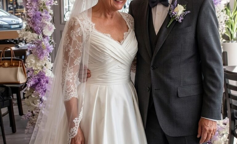 À 71 ans, j’ai épousé mon amour d’enfance après la mort de nos partenaires – lors de la fête, une jeune femme a chuchoté : « Il n’est pas celui que vous pensez. »