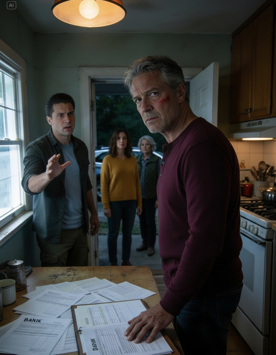 Min son tömde varje öre från mitt bankkonto och försvann på en lyxresa med sin fru och hennes mamma, vilket lämnade mig redan förödmjukad och pank. Tre dagar senare exploderade min telefon av hans samtal—hans röst sönderriven, gråtande, skrikande, “Vad gjorde du? Jag hatar dig! Hur kunde du?” Jag kunde höra panik bakom hans raseri, den sort som kommer när marken plötsligt försvinner under fötterna. Jag lyssnade i tystnad, lät hans rädsla andas. Min hämnd var……”Min hämnd var enkel,” berättade jag för detektiven senare. “Jag slutade bara låtsas vara hans pappa.”