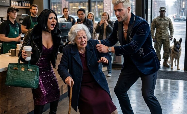 Un couple aisé a bousculé une femme âgée handicapée parce qu’elle avait accidentellement renversé du café sur son sac de marque.