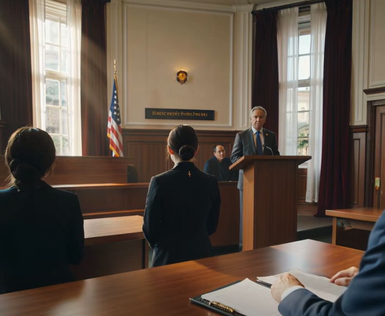 Mon père a parlé pour moi au tribunal — jusqu’à ce que le juge dise : « Monsieur… vous ne saviez pas qu’elle est avocate générale ? »