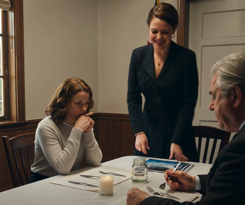 Au dîner de fiançailles de ma sœur, maman m’a présentée à la famille du marié : « Voici notre fille… elle fait le ménage. » Papa a ajouté : « On a renoncé à elle. » La mère du marié a incliné la tête, m’a dévisagée et a murmuré : « Attendez… vous êtes la femme qui… » Elle s’est interrompue. Un silence de mort s’est abattu sur la table. Ma mère est devenue livide.