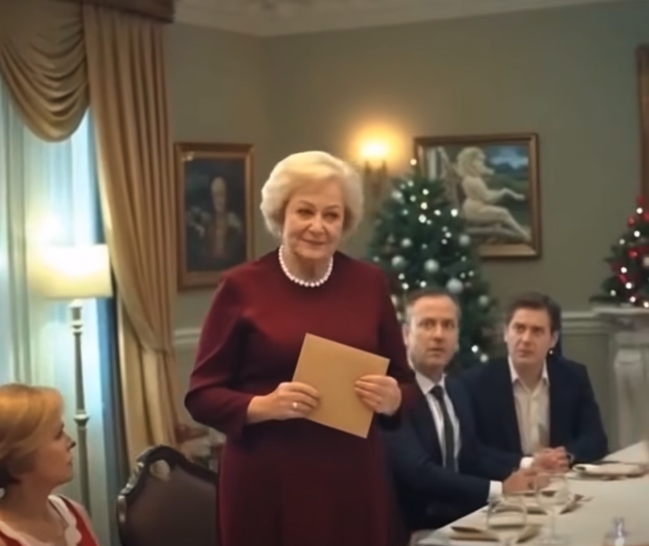 Le soir de Noël, mon fils a annoncé que je ne faisais « plus partie de la famille ». Je lui ai tendu calmement une enveloppe, et dès qu’ils l’ont ouverte, la maison entière a explosé de stupeur.