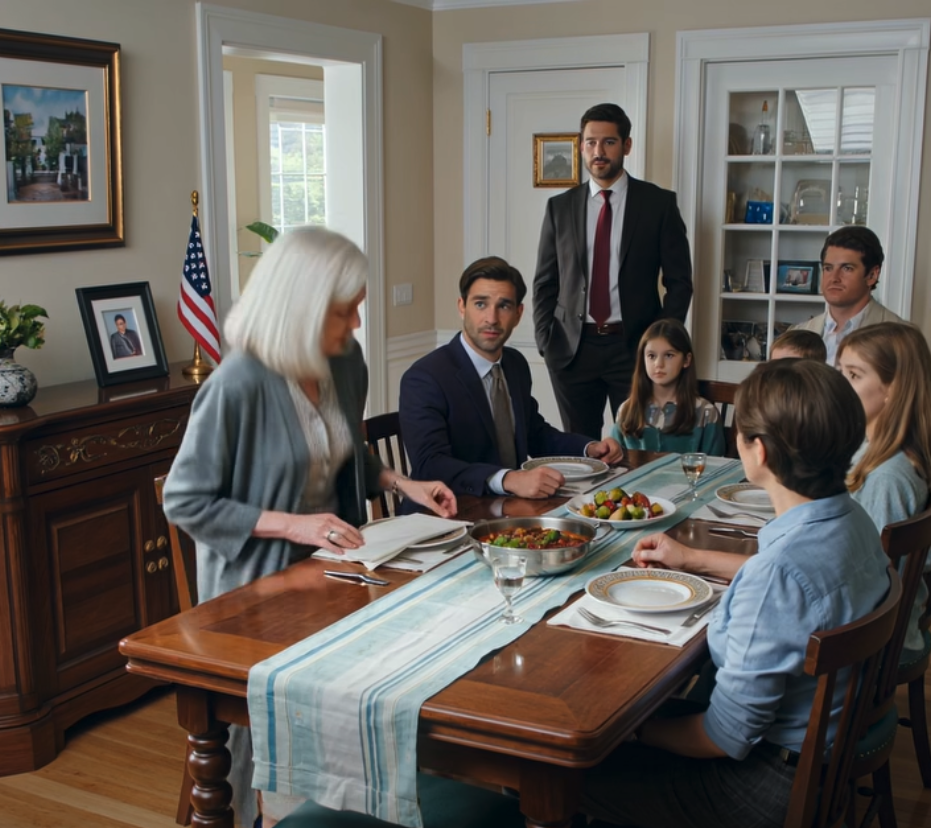 Pendant le déjeuner familial, ma fille l’a dit assez fort pour que tout le monde l’entende — alors je me suis discrètement levée.