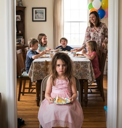 Lors d’un dîner chez les parents de mon fils, ma petite-fille m’a timidement tendu un morceau de pain. J’ai souri, jusqu’à ce que je voie une fine traînée de ketchup formant le mot SOS. J’ai eu un pincement au cœur. Gardant mon calme, j’ai « accidentellement » laissé tomber le ketchup sur mon chemisier et j’ai proposé de me laver les mains, en l’emmenant avec moi.