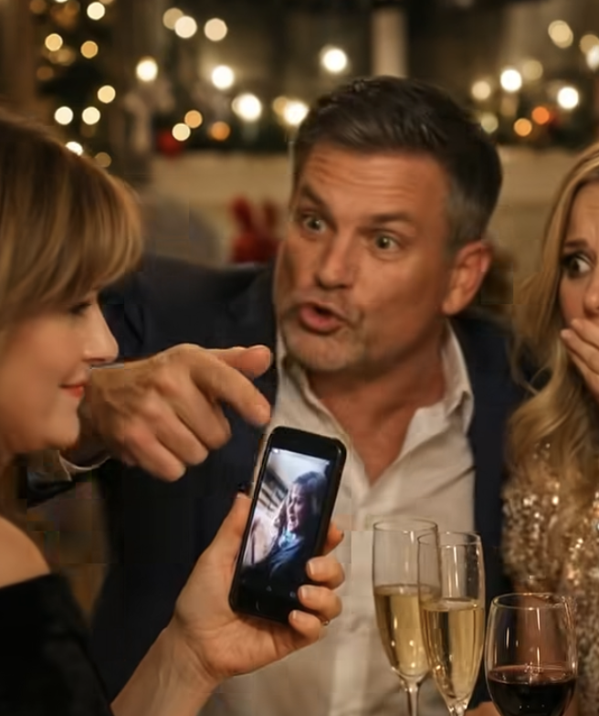 Lors de notre dîner du Nouvel An, mon mari a annoncé ses fiançailles avec sa maîtresse devant tout le monde. Elle était assise à côté de lui, portant le bracelet de ma défunte mère. Il prétendait que j’avais déjà signé les papiers du divorce, ce qui était faux. Ils ont levé leurs verres pour célébrer leur amour tandis que je restais là, ignorée. J’ai simplement souri, sorti mon téléphone, puis fait quelque chose qui leur a fait regretter à tous d’avoir ri…