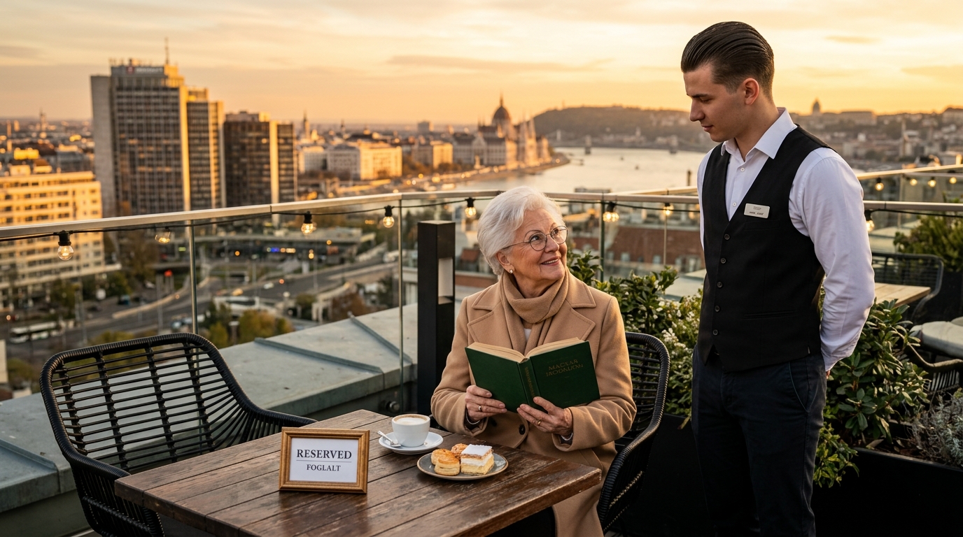 „Ez a hely a fontos vendégeinknek szól”: egy fiatal pincér megpróbált kizavarni egy idős hölgyet az étteremből, anélkül, hogy elképzelte volna, hogyan fog visszaütni ez a gesztus 😲😱 A fiatal pincér azonnal észrevette a nőt, amint kilépett a teraszra. Egy „Foglalt” feliratú asztalnál, ahol általában a legfontosabb vendégek szoktak ülni, egy idős hölgy ült csendben, szemüvegben és kopott kabátban. Egy könyvet tartott a kezében, és úgy nézett ki, mint egy hajléktalan. A pincér összevonta a szemöldökét. Már nagyon kevés idő volt hátra a fontos vendégek érkezéséig, és akkoriban nem volt szükség további problémákra. Gyorsan odalépett hozzá, könnyedén lehajolt, és anélkül, hogy megpróbálta volna leplezni ingerültségét, azt mondta: — Ez nem valami véletlenszerű hely. Ez a hely különleges vendégeknek szól. Valószínűleg tévedett. A nő lassan felemelte a fejét, és nyugodtan nézett rá. — Nem, nem tévedtem. Tudom, honnan jöttem. Ez csak még jobban feldühítette. A pincér tetőtől talpig végigmérte, megállva a régi kabátja felett. – Azt hiszem, még mindig nem érted. Jönnek a gazdagok. Ha lenne pénzed, legalább jól néznél ki.  A nő nem válaszolt. Csak becsukta a könyvet, de nem kelt fel.  A pincér úgy érezte, kezdi elveszíteni a türelmét. – Leszedni az asztalt. Foglalt. – Rendben – mondta nyugodtan. – Átmehetek egy másik asztalhoz.  A pincér gúnyosan elmosolyodott. – Nincs itt más hely számodra. Minden hajléktalan egyforma: bejössz, rendelsz, majd eltűnsz fizetés nélkül. Ez nem csavargóknak való hely. Gyertek ki!  A pincér már a nyitott ajtóra mutatott, anélkül, hogy leplezné a megvetését. Egy pillanatra csend lett. A nő harag nélkül nézett rá. De pontosan abban a pillanatban történt valami váratlan 😢