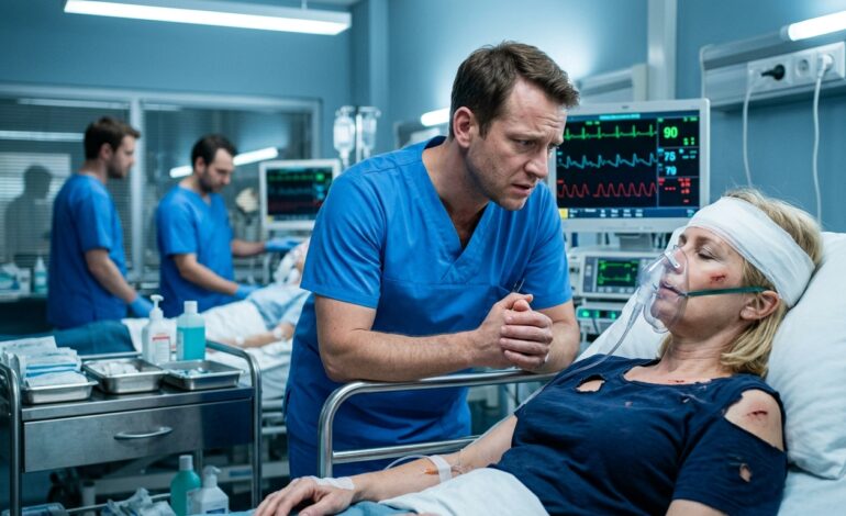 A fiam nem volt hajlandó elhagyni a szilveszteri buliját, miközben én haldokoltam a műtétben – ezért felébredtem, és kitöröltem a végrendeletemből, mielőtt éjfélt ütött az óra.  Hazafelé menet egy szilveszteri buliból egy heves baleset papírként hajtotta össze az autómat. Az egyik pillanatban még a rádiót dúdoltam, a következőben már forogtam – üveg robbant fel, fém sikított, a homlokom a kormánynak csapódott. Minden fehér lett, majd elsötétült.  Amikor magamhoz tértem, a világ szirénákból és fénycsövekből állt. Valaki felvágta a ruhámat. Valaki folyton azt mondogatta: „Asszonyom, maradjon velem.” Vérízt éreztem. A kezeim úgy érezték, mintha valaki máséi lennének.  A sürgősségin ki-be kapcsoltam, miközben hangok hasítottak a ködben. „Belső vérzés. Azonnal műtétre van szükségünk.” „Hívja fel a legközelebbi hozzátartozóját.” Egy nővér a fülemhez nyomott egy telefont, mintha az életre akarna hozni, de alig hallottam a csörgést. Aztán az orvos hangja élesebbé, sürgetőbbé és tisztábbá vált.