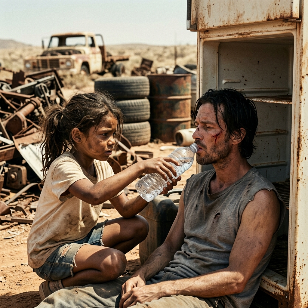 Egy 8 éves kislány, aki fémhulladék után kutatva egy gazdag férfit talált egy elhagyatott hűtőszekrényben rekedtként. Amit ezután tett, örökre megváltoztatta az életüket…  Egy 8 éves kislány, aki fémhulladék után kutatva egy gazdag férfit talált egy elhagyatott hűtőszekrényben rekedtként. Amit ezután tett, örökre megváltoztatta az életüket…  Isabella megtanulta a tüdejében érzett fájdalom alapján mérni az időt.  Kora reggel, amikor a napfény alig érte a szemétkupacok tetejét, a szeméttelep szinte békésnek tűnt. Néha talált egy összetört üdítősdobozt. Néha egy darab rézdrótot, amit néhány érmére cserélhetett. Szerencsés napokon még egy félig tisztított műanyag palackot is.  De amikor a mellkasában érzett nyomás fokozódott, és a por irritálni kezdte a torkát, tudta, hogy elérkeztek a legnehezebb órák. Legyek kapaszkodtak a karjába. A rothadás csípős szaga átjárta a ruháit. Az éhség könyörtelenül mardosta a gyomrát.  Csak nyolcéves volt, mégis úgy mozgott a város szélén lévő hatalmas szeméttelepen, mint aki kétszer annyi idős nála. A kisugárzott hő alapján tudta, melyik szemétkupac friss. Tudta, hogy amikor a kóbor kutyák hirtelen elhallgatnak, a veszély közeleg. És elsajátított egy fontos készséget: a szemekből olvasni. Néhány felnőtt a szemetet bámulta. Mások a gyerekeket. Isabella mindig tudta a különbséget.  Aznap reggel gyorsan dolgozott, gondosan szétválogatta a fémhulladékot.  Aztán meghallotta.  Egy halk hangot.  Nem oda tartozott.  A szeméttelep soha nem volt csendes: motorok dübörögtek, fém csörömpölt, férfiak kiabáltak. De ez a zaj halk volt. Gyenge.  Mintha valaki lélegzetet kapna.  Isabella megdermedt.  A hang visszatért, tompa, remegő… emberi.  Óvatosan követte, kikerülve a törött üveget és a megcsavarodott fémlemezeket. Egy halom kidobott szekrény mögött egy rozsdás hűtőszekrényt látott az oldalán fekve.  Egy vastag kötél volt a fogantyúk köré feszítve.  A szíve hevesen vert. Ahol ő lakott, a kíváncsiság veszélyes lehet.  Ennek ellenére lassan közeledett, és a fülét a hűtőszekrényhez szorította.  Először csak a saját lélegzetét hallotta. Aztán, nagyon halkan, egy másik is jött.  Egy egyenetlen zihálás. Lassú. Kétségbeesett.  Isabella kissé hátraugrott.  “Halló?” – suttogta.  Néhány másodpercig nem jött válasz. Aztán a hűtőszekrény belsejéből egy rekedtes, szinte megtört hang válaszolt:  “Van… valaki… ott?”  A lány érezte, hogy a szíve a mellkasában kalapál.  “Igen.”  Csend.  “Kérem…” – mormolta a hang. Segítsen.  Isabella körülnézett a szeméttelepen. Senki sem volt a közelben. Az ott dolgozó férfiak a telep másik oldalán voltak, és egy teherautót pakoltak ki.  Visszanézett a hűtőszekrényre.  A kötél többször is szorosan a fogantyúk köré volt tekerve.  Túl szoros ilyen kicsi kezeknek.  “Nem tudom kinyitni” – mondta idegesen.  Egy halk puffanás hallatszott belülről.  „A kötél… elvágta a kötelet…”  Isabella a fémhulladékkal teli zsákjában turkált. Előhúzott egy kicsi, kihegyezett fémdarabot, amivel a vezetékeket szokta lecsupaszítani.  Letérdelt a hűtőszekrény mellé.  Remegett a keze.  A kötél vastag volt.  Kemény.  De a lány hozzászokott a kemény munkához.  Lassan elkezdett fűrészelni.  Egy szál.  Kettő.  Három.  A fém kötélhez csapódásának durva hangja fülsiketítőnek tűnt a hulladéklerakó csendjében.  „Siess…” – suttogta a hang belülről.  Isabella gyorsan lélegzett.  Égett a tüdeje.  De tovább vágott.  Végül egy száraz reccsenéssel a kötél engedett.  A lány meghúzta az ajtót.  Először meg sem moccant.  Teljes erejével lökte.  A rozsdás ajtó nyikorgott… és néhány centire kinyílt.  Erős szag áradt ki bentről.  És akkor meglátta őt.  Egy felnőtt férfi kuporgott a hűtőszekrényben.  A kezei ragasztószalaggal voltak összekötve.  Az arca sápadt volt, verejtékben úszott.  A szemei ​​azonban nyitva voltak…  A 2. rész a hozzászólásokban olvasható.