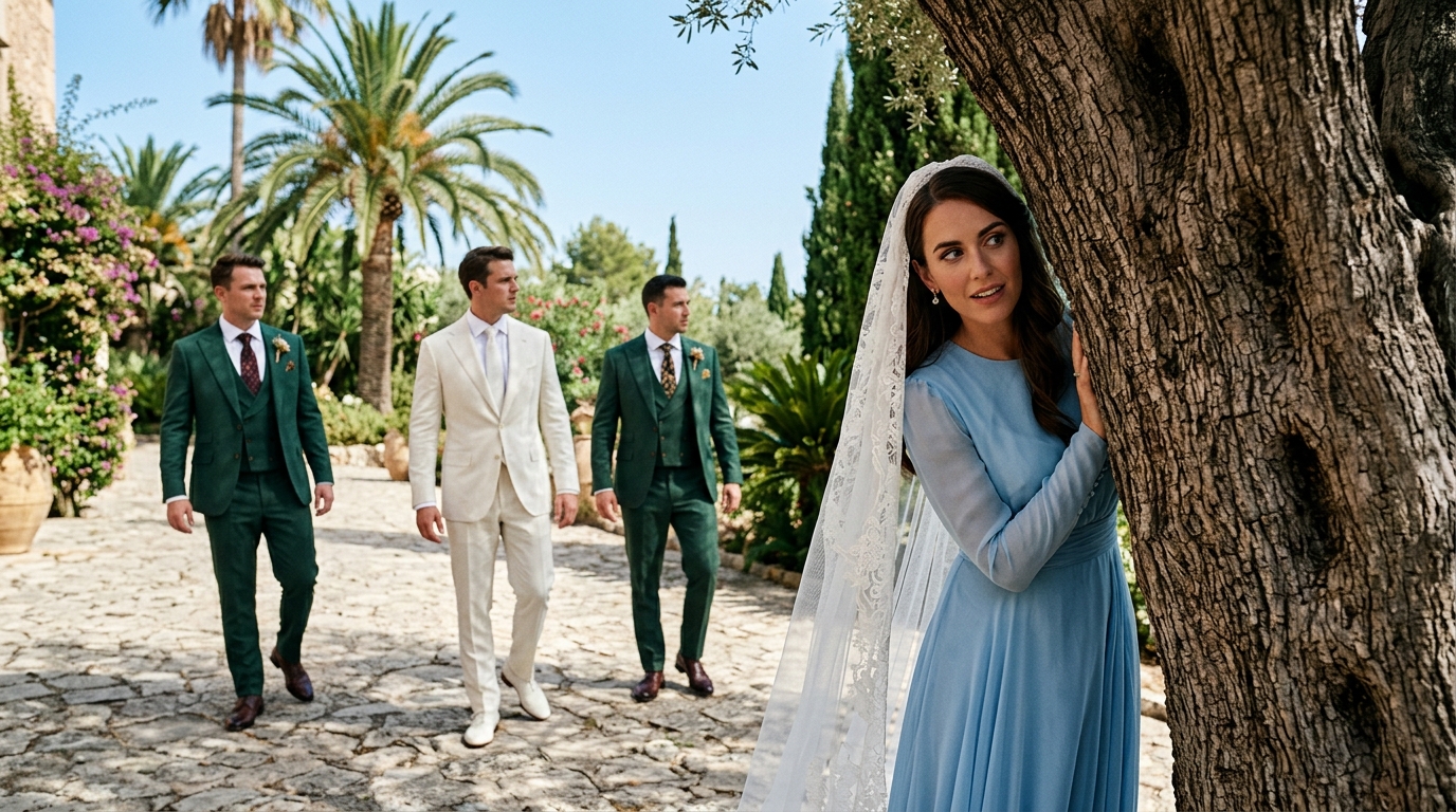 Minden örömteli hangulatban zajlott, mígnem a menyasszony titokban kihallgatta leendő férje beszélgetését a barátaival, és amit megtudott, mindenkit megdöbbentett.  Házasságuk nem véletlen volt: évekig tartó hallgatásból, levelekből, kimondatlan szavakból és végtelen várakozásból épült fel. Régóta vártak erre a napra. Minden apróságra gondoltak – a ruhára, a gyűrűkre, sőt még a mosolyokra is.  Az esküvő a szokásos módon kezdődött. Az emberek éljeneztek, tapsoltak, zene töltötte be a levegőt. Elérkezett a pillanat, amikor mindenki kissé megnyugodott, és tekintve, hogy a szertartás véget ért, vacsorára készültek, hogy folytassák az ünneplést. 😨😨 A vőlegény azt hitte, hogy a menyasszonya otthon van, és felöltözik az esküvői ruhájába, és nyugodtan beszélgetni kezdett a barátaival.  Senki sem vette észre, hogy a fa mögött van. A nő figyelmesen hallgatta a férje és barátai beszélgetését, és amit az első este megtudott arról, hogy mi vár rá, megdöbbentette.