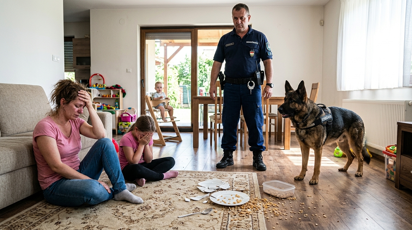 14 hónap után tért haza – Amit egy rendőr talált benne, az teljesen összetörte A kavics ropogása az észak-idahói kis ház előtt teljesen hétköznapinak tűnt – egészen addig, amíg Daniel Mercer őr észre nem vette, hogy német juhászkutyája, Koda, nem hajlandó kilépni a verandán túlra. Daniel tizennégy hónapja volt távol, egy természetvédelmi munkacsoporttal beépülve, akik egy orvvadász hálózatot követtek nyomon, amely szőrméket és illegális lőfegyvereket kereskedett távoli erdei utakon. A visszatérését nem ütemezték be. Titokban tartotta, egész idő alatt egyetlen gondolathoz ragaszkodott: átölelni ötéves lányát, Sophie-t. Koda általában féktelenül izgatott volt, valahányszor hazaértek. De ma este a kutya farka alacsonyan maradt. Teste megmerevedett, tekintete a bejárati ajtóra szegeződött, mintha valami veszélyes dolgot rejtene. Daniel második felesége, Vanessa, csak pár centire nyitotta ki az ajtót. Mosolya túl későn jött – erőltetetten, mintha sietősen húzták volna elő. „Daniel – mit keresel itt?” „Hazajössz” – válaszolta Daniel, és habozás nélkül belépett. Először a szag csapta meg – rossz, félreérthetetlenül rossz. Állott. Savanyú. Mint a levegő, amit túl sokáig nem engedtek bejutni. A nappali túl tisztának tűnt, természetellenesen az – az a fajta rend, ami megpróbálja elfedni a káoszt. Vanessa gyorsan megmozdult, és úgy helyezkedett, hogy elállja a folyosót.
