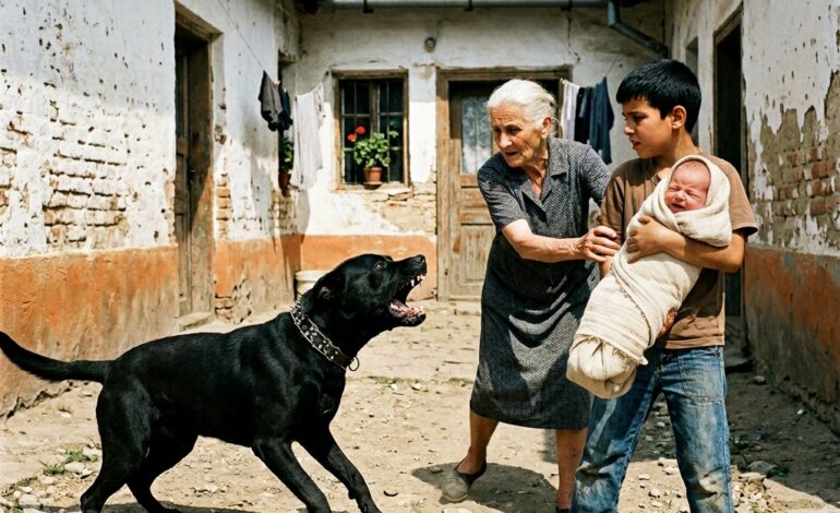 1. RÉSZ: „Mostohaanyja bántalmazta, nem hagyta, hogy eleget egyen, de a 7 éves fiú mégis mélyen szerette féltestvérét. Egészen addig a napig, amíg a család fekete kutyája rá nem rohant, szüntelenül ugatva; amikor a család átkutatta a ruháit, rémülten fedezték fel…” San Miguelito kisvárosában mindenki ismerte a kis Diegót, egy alig 7 éves fiút, aki az apjával, a mostohaanyjával és egy újszülött öccsével élt.  Édesanyja meghalt, amikor 5 éves volt. Apja hosszú órákat dolgozott napszámosként, és szinte soha nem volt otthon. Mióta apja újranősült, Diego „a ház maradéka” lett.  „Haszontalan vagy, mindig túl sokat eszel és túl sokat beszélsz! Már a fiamról is elég nehéz gondoskodni!” – kiabált rá a mostohaanyja.  A szomszédok mély sajnálatot éreztek Diego miatt, de valahányszor valaki megpróbált közbeavatkozni, az asszony élesen válaszolt:  „Az én házam, az én fiam! Kinek képzeli magát, hogy beleavatkozik?”  Amikor a mostohaanyja elfoglalt volt, Diego gondoskodott a babáról: ringatta, nyugtatta, és megosztotta vele a kapott kevés ételt.  „Egyél te… Várhatok egy kicsit.”  És mosolygott. Sovány arca olyan tiszta ártatlanságot sugárzott, hogy az ember szíve összetört.  Egy Canela nevű öreg fekete kutya is lakott a házban, akit a család birtokolt, mióta Diego anyja még élt. Nyugodt kutya volt, aki soha nem mutatott agressziót.  De délután, amikor Diego a kisöccsével a karjában sétált az udvaron, Canela hirtelen felé rohant, dühösen ugatva, és megrántotta a nadrágját.  A mostohaanya, aki éppen meg akarta etetni a babát, felkiáltott:  „Te átkozott kutya!” „Hogy merészeled megtámadni a fiamat?!” Fogott egy seprűt, hogy megüsse.  De akkor Canela nem Diegora ugatott… az ingére ugatott, amit viselt.  A kutya úgy harapott és húzkodott, mintha halálos veszélyt fedezett volna fel.  „Nézzétek! Nyissuk ki, és nézzük meg, mi a baj!” – kiáltotta idegesen a mostohaanya.  Diego apja letépte az ingét, és mindenki megdermedt.  Ami a földre esett, az nem játék volt, vagy valami a ruhák között elrejtett csínytevés. Egy kis, szövetbe csomagolt csomag volt, Diego ingének belsejébe varrva, pont mellmagasságban. Vastag cérnával volt átkötve, olyan szorosan, hogy nyomokat hagyott a vékony bőrén.  Az apa remegő kézzel lehajolt, és kinyitotta.  Bent egy sötét, savanyú szagú por és egy sokszor összehajtott papírdarab volt.  Canela tovább ugatott, a háta borsódzott, de nem mozdult a gyerek mellől, mintha be akarná takarni az öreg testével.  „Mi ez?” – kérdezte az apa száraz hangon.  A mostohaanya hátrált egy lépést.  „Én… nem tudom… talán Diego valahol megragadta…” De Diego zavartan megrázta a fejét, és még mindig a babát tartotta, hogy ne sírjon.  A férfi kihajtotta a papírt. Először nem értette, mit lát. Aztán elsápadt. A betűk ferdék voltak, de tökéletesen olvashatók.  „Ez megakadályozza, hogy kellemetlenség legyen. Ha megbetegszik, azt fogjuk mondani, hogy a gyengesége volt. Akkor végre békességünk lesz az igazi fiunkkal.”  A csend olyan mély lett, hogy még a szél is elállt az udvaron.  A mostohaanya megpróbálta kicsavarni a kezéből a papírt.  „Ne! Ne olvasd el! Nem az enyém! Valaki bántani akar!” De az apa felemelte a kezét, és úgy nézett rá, mint még soha.  Diego, aki nem értette teljesen a szavakat, valami sokkal mélyebbet értett meg: apja először látta őt igazán. Nem a szeme sarkából. Nem sietve. Tényleg látta.  „Mit jelent ez, Rebeca?” – kérdezte elcsukló hangon. „Mit tettél a fiammal?”  „Semmi! Esküszöm, semmi! Csak… csak azt akartam, hogy ne kelljen állandóan a babához ragadnia. Az egész város miatta ítélkezik felettem. Sosem látod, mennyi munka van ebben a házban. Sosem látod, milyen nehéz…”  „Nehéz?” – ismételte meg a férfi, közelebb lépve.   A 2. rész a hozzászólásokban található.