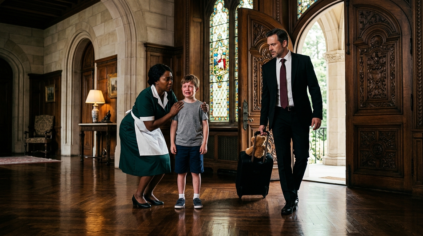 💔 Egy gyerek vigasztalhatatlanul sírt, amíg meg nem jelent az apja. A kisfiú azt mondja neki, hogy a mostohája gonosz, mire az apa megesküszik, hogy igazságot tesz.