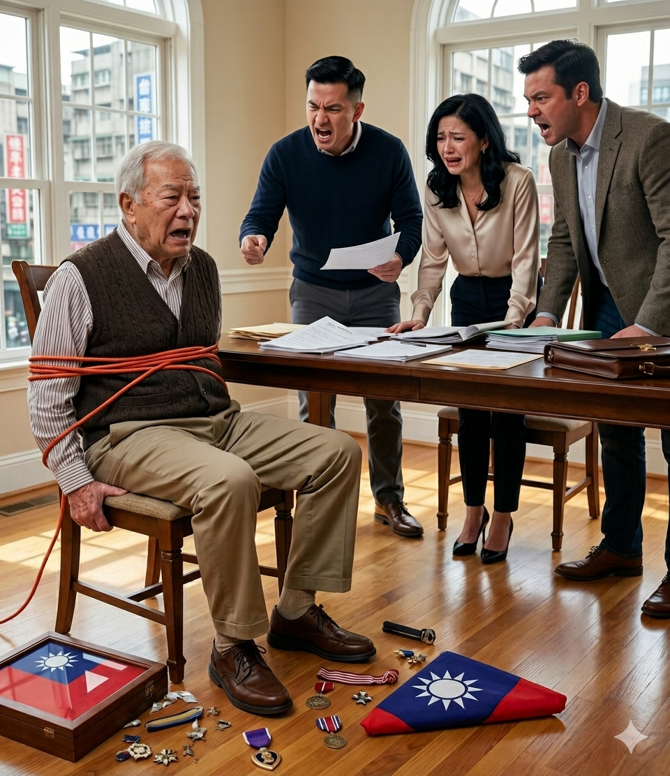 我曾為國浴血奮戰，卻最終被自己的家人綁在椅子上，被迫聽他們瓜分我的一生——而他們卻不知道，我早已把所有遺言都託付給了他們最懼怕的人……