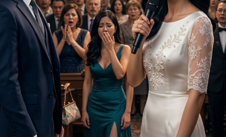 婚禮前幾個小時，我撞見妹妹和我的未婚夫睡在一起。但我沒有尖叫，沒有哭泣，也沒有逃跑。我徑直走過紅毯。當牧師問：“你願意和他白頭偕老還是白頭偕老？”我拿起麥克風說：“我當時已經準備好結婚了；而他卻只想背叛我。”我對著會眾微笑：“接下來發生的事讓整個教堂的人都屏住了呼吸。”