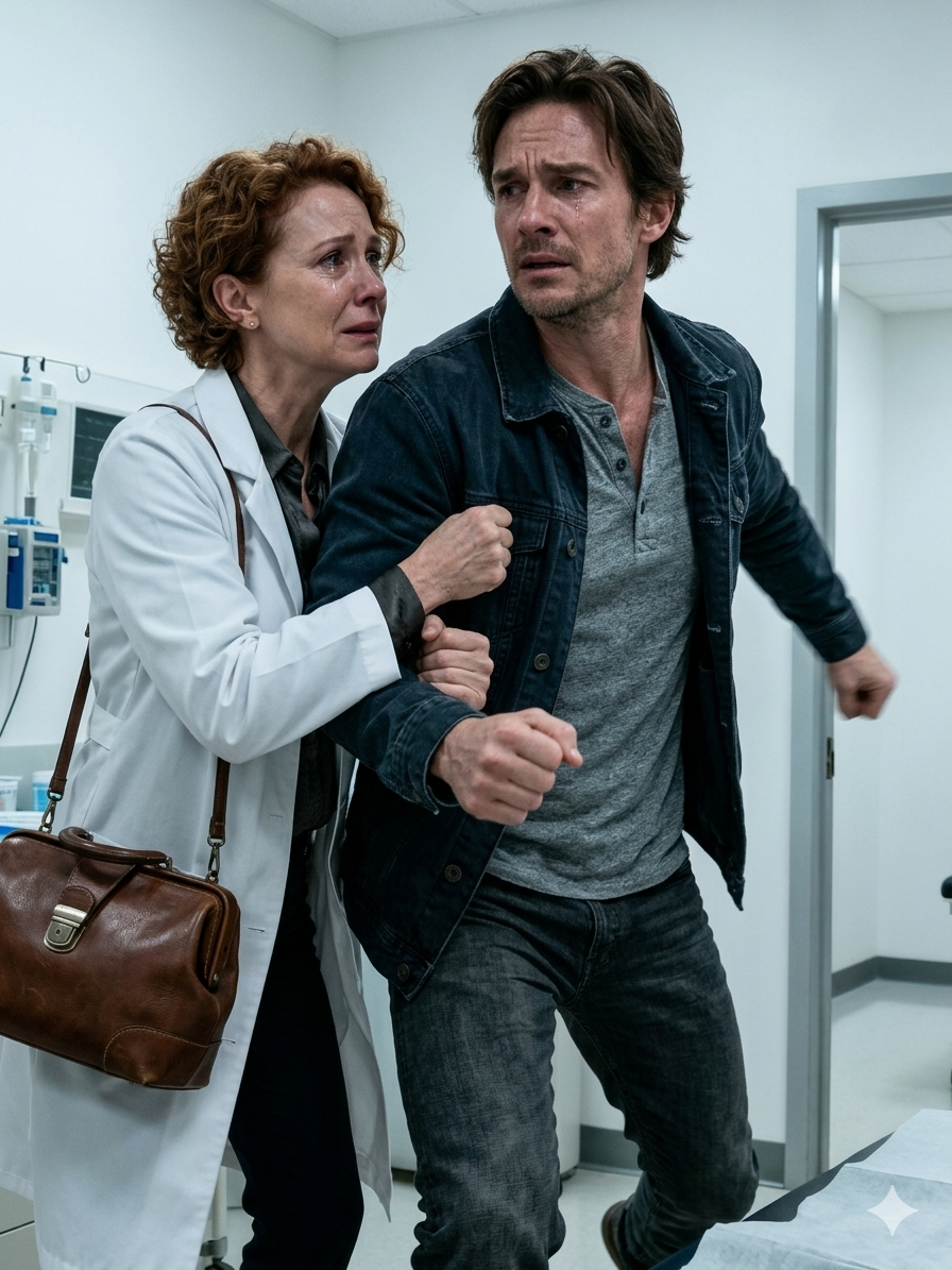 医者は私を鍵のかかった部屋に引きずり込み、「逃げろ」と囁いた。その時、妻が名乗っていた人物ではないことに気づいた