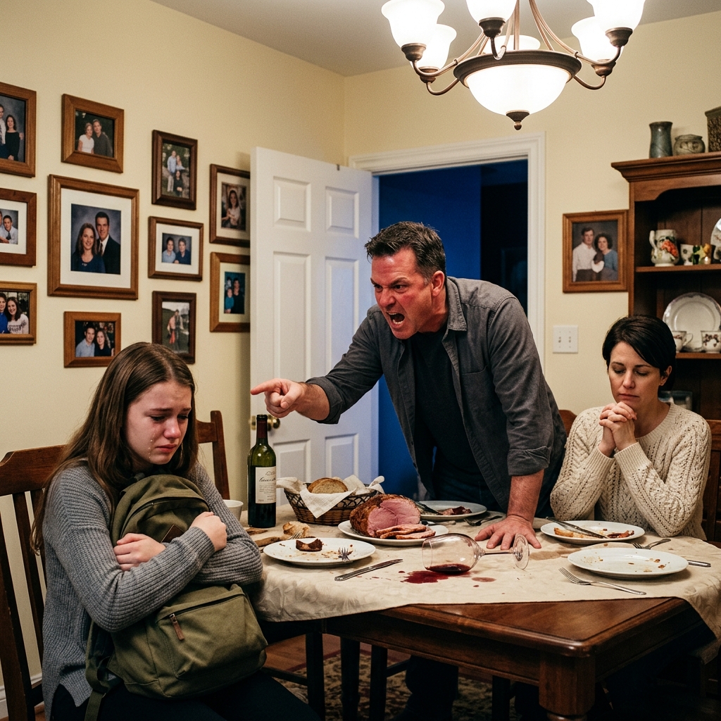 Saját apám azt mondta: “Te csak egy ostoba hiba vagy a múltamból… Vedd el azt a terhességet, és tűnj el!” – És 18 évesen kirúgott, mert terhes voltam. De aztán én…  Apám hangja meg sem remegett, amikor ezt mondta. Ez tette rosszabbá a helyzetet. Nem volt benne harag, kiabálás, érzelem semmi – csak egy nyugodt, kimért hangnem, amitől minden szó mélyebbre hasított.  “Te csak egy ostoba hiba vagy a múltamból” – mondta, és eltolta a tányérját, mintha a látványom elrontotta volna az étvágyát. “Vedd el azt a terhességet, és tűnj el a házamból.”  A villa csörgése a tányéron volt az egyetlen hang a szobában ezután. Anyám nem szólt. Csak a krumplipüréjét bámulta, mintha elbújhatna benne, ha nem mozdul.  A nevem Phoenix Hall, és tizennyolc éves voltam, amikor apám úgy döntött, hogy már nem vagyok a lánya.  Az este úgy kezdődött, mint bármelyik másik vasárnapi vacsora – sült csirke, túlfőtt zöldbab, apám a szerződésekről és határidőkről beszélt, anyám pedig a megfelelő pillanatokban bólogatott, úgy tett, mintha törődik volna vele. Egész héten rettegtem tőle. A bennem lévő titok minden nap egyre nehezebb lett, kőként ülve a mellkasomban. Azt terveztem, hogy együtt, nyugodtan elmondom nekik, Tylerrel az oldalamon. Vacsoráznia kellett volna, de húsz perccel azelőtt üzenetet küldött: Munkahelyi vészhelyzet. Esőellenőrzés?  Szóval egyedül mentem.  Apám még mindig a munkaruháját viselte – szürke nadrágot, feltűrt ujjat és egy órát, ami az étkezőlámpában csillogott. Minden rajta éles és megfontolt volt. Anyám vele szemben ült a szokásos halvány pulóverében, gyöngyökkel a nyakában, tökéletes testtartással. Emlékszem, ahogy néztem, ahogy a keze enyhén remegett, miközben vizet töltött a poharamba. Talán már megérezte, mi következik. Talán előbb tudta, mint én.  Megpróbáltam enni, de az étel homokká változott a számban. Az étkezés felénél letettem a villámat, és halkan megszólaltam: „El kell mondanom valamit.”  Mindketten felnéztek. Apám arckifejezése nem változott, de anyámé igen – csak egy szikrányi aggodalom, ami olyan gyorsan eltűnt, ahogy megjelent.  „Terhes vagyok” – mondtam.  A szavak ott lebegtek, szinte láthatóan, mint a tányérból felszálló gőz.  Apám pislogott egyet, kétszer, majd hátradőlt a székében, és keresztbe fonta a karját a mellkasa előtt. „Mi vagy?”  „Terhes vagyok” – ismételtem alig hallható hangon. „Tyler és én…”  „Tyler” – szakította félbe, és felkunkorodott az ajka. „Az a srác, aki vitaminokkal kereskedik? Hagytad, hogy ezt tegye veled?”  Éreztem, hogy összeszorul a torkom. „Ő nem ilyen, apa. Szeret engem.”  „Szeret téged” – mondta, szinte magának, mintha tesztelné, hogyan hangzanak a szavak. Aztán egyszer felnevetett – röviden, humortalanul. – Van fogalmad arról, hogy ez mit tesz velem? A nevünkkel?  – Nem kérek semmit – mondtam gyorsan. – Csak az igazat mondom.  A kezével az asztalra csapott, és a vizespoharak megcsörrentek. – Eldobod az életed! Mindent felépítettem neked – egyetemet, karriert, jövőt –, és te tönkreteszed, mert nem tudod zárva tartani a lábad?  – Gerald – mormolta anyám halkan, tekintetét még mindig a tányérján tartva.  A fiú nem törődött vele. – Van fogalmad arról, hogy ez hogy néz ki? Az egyetlen lányom, tizennyolc évesen kopogott, férj nélkül, terv nélkül. Szégyenletes vagy.  – Nem vagyok szégyenletes – mondtam remegő hangon. – Hibáztam, de meg fogom oldani.  Felállt, a szék hevesen súrolta a padlót. – Nem, nem fogsz. A születésed napjától fogva csak csalódás voltál. Tudnom kellett volna, hogy ne várjak mást.  – Apa…  – Ne hívj így. – A hangja most halk és éles volt, nyugalmában veszélyes. – Már nem vagy a lányom. Csak egy ostoba hiba vagy a múltamból. Játszani akarsz? Vedd magadra azt a terhességet, és tűnj el onnan.  Egy pillanatra elállt a lélegzetem.  Anyámhoz fordultam, kétségbeesetten vártam, hogy mondjon valamit – hogy megmondja neki, hogy hagyja abba, hogy nekem maradjak. De csak ült ott, kezeit gondosan összefonva az ölében, tekintetét a tányérjára szegezve. Amikor végre megszólalt, olyan halk volt a hangja, hogy majdnem elkerülte a figyelmemet. – Talán a legjobb, ha elmész – mondta.  Ennyi volt. Semmi ölelés. Semmi könny. Nem, sajnálom. Csak elbocsátás.  Egy órát adott nekem.  Csendben összepakoltam a holmimat. A szobám valahogy kisebbnek tűnt, a poszterek elhalványultak, a trófeák jelentéktelenek. Ruhákat dobáltam egy sporttáskába, a kezem annyira remegett, hogy alig tudtam becipzározni. A babakönyvek, amiket Tylerrel titokban választottunk ki, visszabámultak rám a polcról. Ott hagytam őket.  Lent a tévé ment. Valami vetélkedős nevetés töltötte be a levegőt, olyan vidám, hogy rosszul lettem. Megálltam az ajtóban, csodában reménykedve, abban, hogy azt mondja, álljak meg, maradjak, javítsam ki. Fel sem nézett. Anyám mellette ült a kanapén, kezeit az ölében fonta, arca kifejezéstelen volt.  Amikor kiléptem, a levegő úgy csapott belém, mint egy pofon – hideg, éles, végleges.  Sokáig ültem az autómban, mielőtt elfordítottam a kulcsot. A telefonom egyszer rezegni kezdett: egy üzenet Tylertől. Beszélhetünk holnap? Ma este elfoglalt vagyok.  Elfoglalt.  Mindazonáltal felhívtam. Egyenesen a hangpostára.Újra felhívtam. Semmi. Küldtem egy üzenetet – csak egy sort: Kirúgott.  Három órát vártam a parkolóban a bolt előtt, néztem, ahogy a fényszórók elmosódnak az esőben, néztem, ahogy a telefonom képernyője sötét marad. Minden alkalommal, amikor felvillant, a szívem kiugrott, de amikor már nem ő volt, újra összeszorult a szívem.