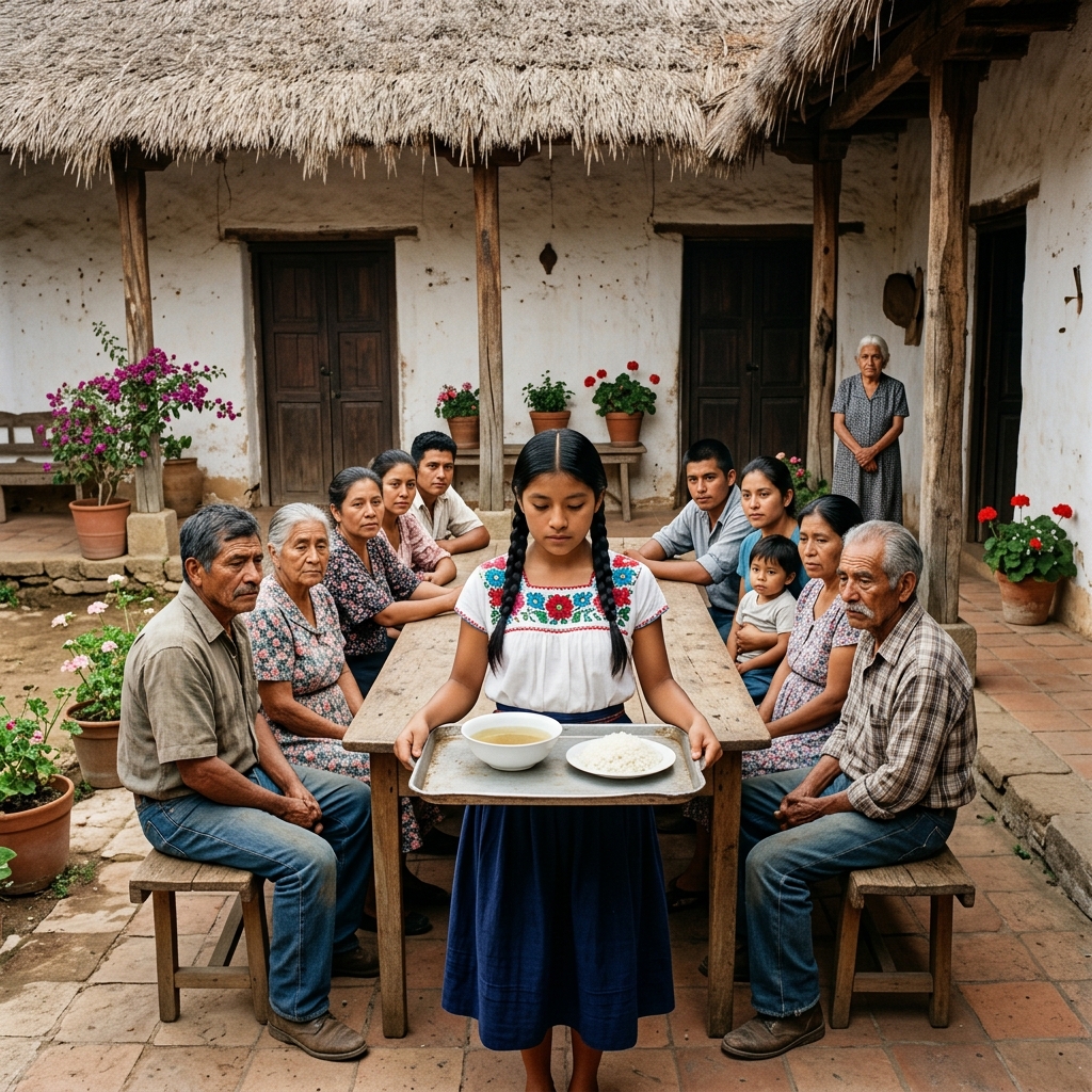 Anyósom húsz embert hívott meg ebédre, de a menyének csak 100 pesót adott bevásárlásra. Amikor mindenki előtt felemelte a tányér fedelét, az egész asztal elcsendesedett, amikor meglátta, mi van benne…  Anyósom húsz embert hívott meg ebédre, de a menyének csak 100 pesót adott bevásárlásra. Amikor mindenki előtt felemelte a tányér fedelét, az egész asztal elcsendesedett, amikor meglátta, mi van benne…  Az a délután Pueblában még mindig úgy él az emlékezetemben, mint egy időben megfagyott jelenet.  A nap, amikor igazán megértettem, mit jelent „a menynek” lenni.  Soha nem gondoltam volna, hogy elmesélem ezt a történetet. Sokáig inkább magamban tartottam, mintha a hallgatással kitörölhetném a történteket. De vannak emlékek, amelyek nem tűnnek el. Ott maradnak, kavarognak a fejedben, emlékeztetve arra, hogy ki voltál… és melyik pillanatban változtál meg örökre.  Minden azzal kezdődött, hogy felhívott az anyósom, Doña Carmen.  „Maria, gyere holnap korán. Sok a tennivaló.”  A hangneme nem kérés volt. Utasítás.  A férjem, Diego, a kanapén ült, amikor letettem a telefont. Úgy nézte a telefonját, mintha semmi baja nem lenne.  „Mit szeretne az édesanyád?” – kérdeztem.  „Nagyapa évfordulóját” – válaszolta anélkül, hogy felnézett volna. „Tudod, hogy milyen az ilyesmiben.”  Persze, hogy tudtam.  Doña Carmen mindig is büszke asszony volt. Szerette, ha az emberek jól beszéltek a házáról. Amikor azt mondták, hogy a családja tiszteletreméltó, nagylelkű és szorgalmas.  Szerette, ha az emberek jönnek-mennek a házából.  Szerette hallani a dicséretet.  „Doña Carmen háza mindig tele van étellel.”  „Doña Carmen olyan asszony, aki tudja, hogyan szórakoztassa a vendégeit.”  Ezt akarta hallani.  És hogy ezt elérje, nem habozott meghívni a környék felét.  Másnap reggel korán érkeztünk. A teraszon már nyüzsgött a sürgés-forgás. Diego és két szomszédja egy rögtönzött sátrat állított fel fémcsövekből. Előhozták a hosszú faasztalokat, és fehér terítőkkel letakarták őket.  “Körülbelül húsz ember jön” – mondta Diego, miközben megigazított egy kötelet.  Húsz.  Valami összeszorult a mellkasomban.  “Húsz?”  “Család, barátok a környékről, keresztszülők… tudod.”  Persze.  Tudtam.  De amit nem tudtam, az az volt, hogy mi következik.  Bementem a konyhába. Doña Carmen éppen mosogatott, miközben egy szomszéddal beszélgetett.  “María, gyere ide.”  Odamentem.  Benyúlt a kötényzsebébe, és előhúzott egy kis köteg gyűrött bankjegyet. Aztán a kezembe adta őket.  “Menj a piacra, és vegyél meg mindent az étkezéshez.”  A pénzre néztem.   Kis bankjegyek.  Túl kicsik.  Megszámoltam őket.   Száz peso.  Azt hittem, valami hiányzik.  “Csak… ez?”  Doña Carmen felnézett, a tekintete hideggé vált.  “Szerinted ez nem elég?”  Gombóc nőtt a torkomban.  “Anya… húsz ember jön.”  Röviden, szárazon felnevetett.  “Az én időmben ötven peso elég volt egy lakomára.”  Aztán kissé felém hajolt.  “A jó menyek tudják, hogyan kell bánni a pénzzel.”  A szavak kőként csapódtak belém.  A terasz felé pillantottam. Diego még mindig kint volt, a szomszédokkal beszélgetett. Úgy tűnt, hallgatózik a beszélgetés egy részében, de nem jött be.  Csak távolról kiáltott:  “Tedd meg, amit tudsz, María. Ne haragítsd fel anyámat.”  Elvettem a pénzt.  Kimentem a házból.  A környékbeli piac tele volt zajjal és emberekkel. Az árusok az árakat kiabálták, a műanyag zacskók gyűrődtek, a meleg tortillák illata terjengett a levegőben.  Újra kinyitottam a pénztárcámat.  Száz peso.  Egy kiló sertéshús majdnem ennyibe került.  A csirke drágább volt.  Még a paradicsom ára is emelkedett azon a héten.  Nehéz szívvel sétáltam a standok között.  Volt pénz a bankszámlámon.  Felhasználhatnám.  Vehetnék húst, zöldséget, rizst, tortillát, rendes ételt készíthetnék. Senki sem tudná, hogy a saját pénzemből ettem.  Doña Carmen jól mutatna mindenki előtt.  A vendégek boldogan ennének.  Diego büszke lenne.  És én… továbbra is az engedelmes meny maradnék.  De ahogy a piaci standok között sétáltam, valami elkezdett növekedni bennem.  Egy kérdés.  Egy kellemetlen kérdés…  A 2. rész a hozzászólásokban található.
