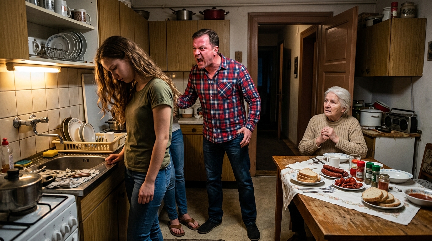Bejelentés nélkül mentem a lányom házához, és néztem, ahogy a férje és az anyósa gúnyolják, miközben ő félelmében remegve állt ott: Csak egy hívást intéztem – és néhány perccel később belépett a házba az a személy, akitől a legjobban féltek 😯😱