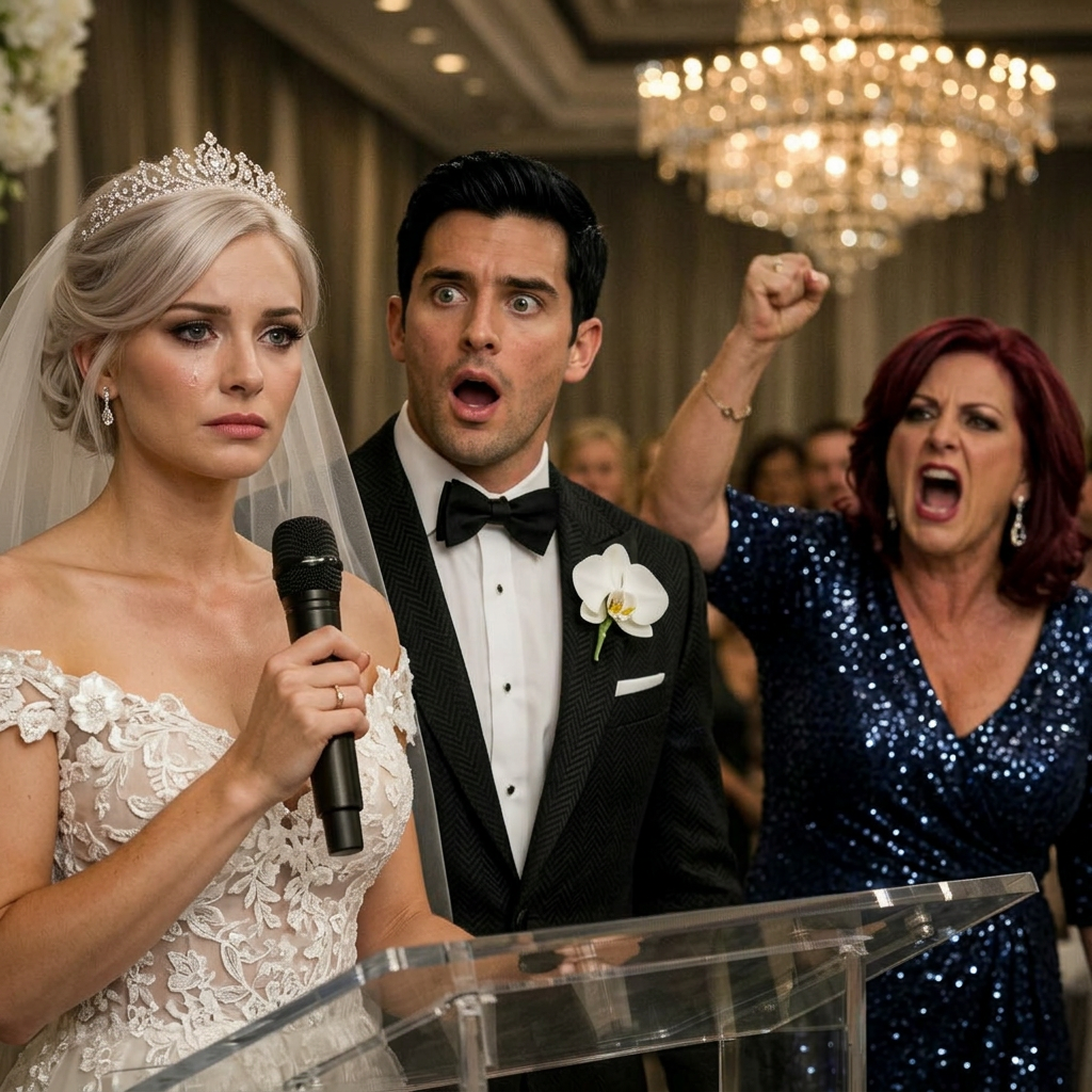 Dix minutes avant la cérémonie, j’ai surpris une conversation entre ma future belle-mère et moi. Elle parlait au micro dans l’allée : « Cette idiote a déjà signé le contrat prénuptial ? » « Une fois la cérémonie terminée, son contrat sera à moi. » Jack a ri. « Brandon dit qu’elle n’est pas une épouse… mais plutôt une poule aux œufs d’or. » À cet instant précis, la douce mariée a disparu, et mon côté PDG s’est réveillé. J’ai appuyé sur enregistrer. Dix minutes plus tard, en entrant dans l’église, j’ai tendu le micro. « Avant de dire “oui”… j’aimerais partager avec vous deux ou trois choses que ma future belle-mère vient de me montrer aux toilettes. » L’atmosphère s’est instantanément glaciale.