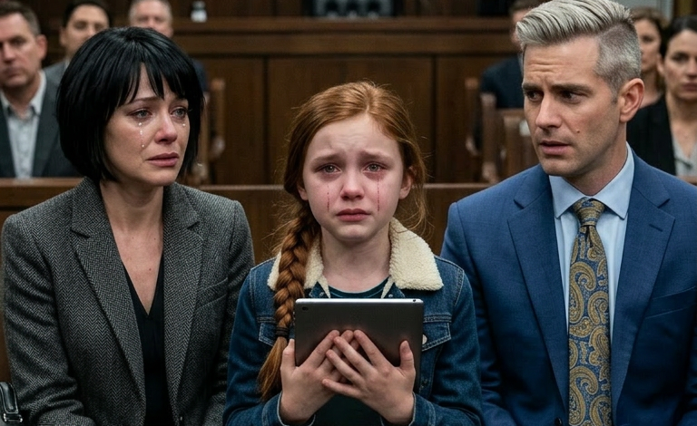 Mon riche mari pensait que le tribunal lui confierait notre fille sans difficulté, surtout après que le juge lui eut demandé pourquoi elle avait choisi sa pauvre mère. Puis, ma fille de 9 ans a fouillé dans son sac à dos et a révélé ce qu’il avait dit, la croyant endormie.