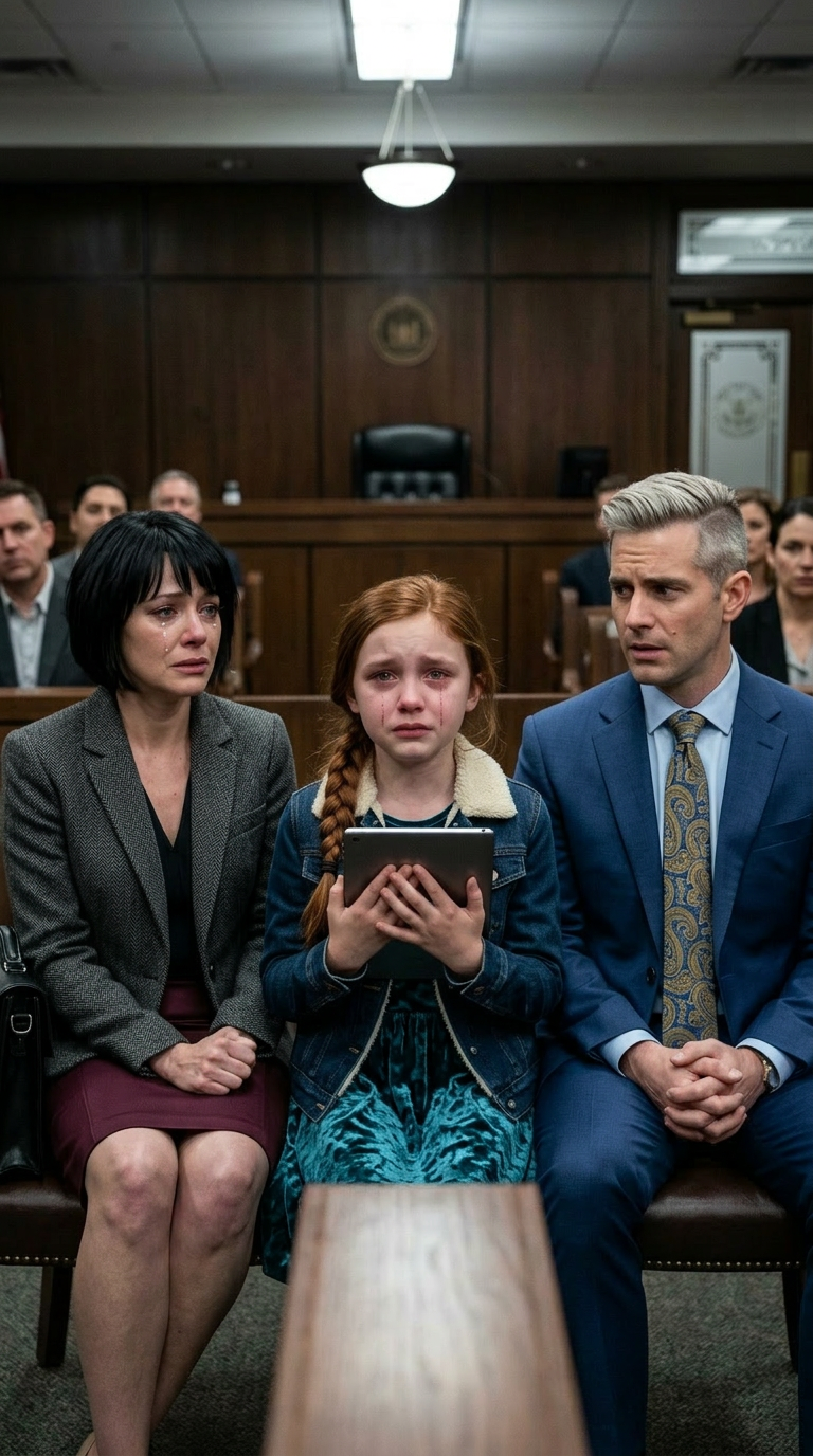 Mon riche mari pensait que le tribunal lui confierait notre fille sans difficulté, surtout après que le juge lui eut demandé pourquoi elle avait choisi sa pauvre mère. Puis, ma fille de 9 ans a fouillé dans son sac à dos et a révélé ce qu’il avait dit, la croyant endormie.