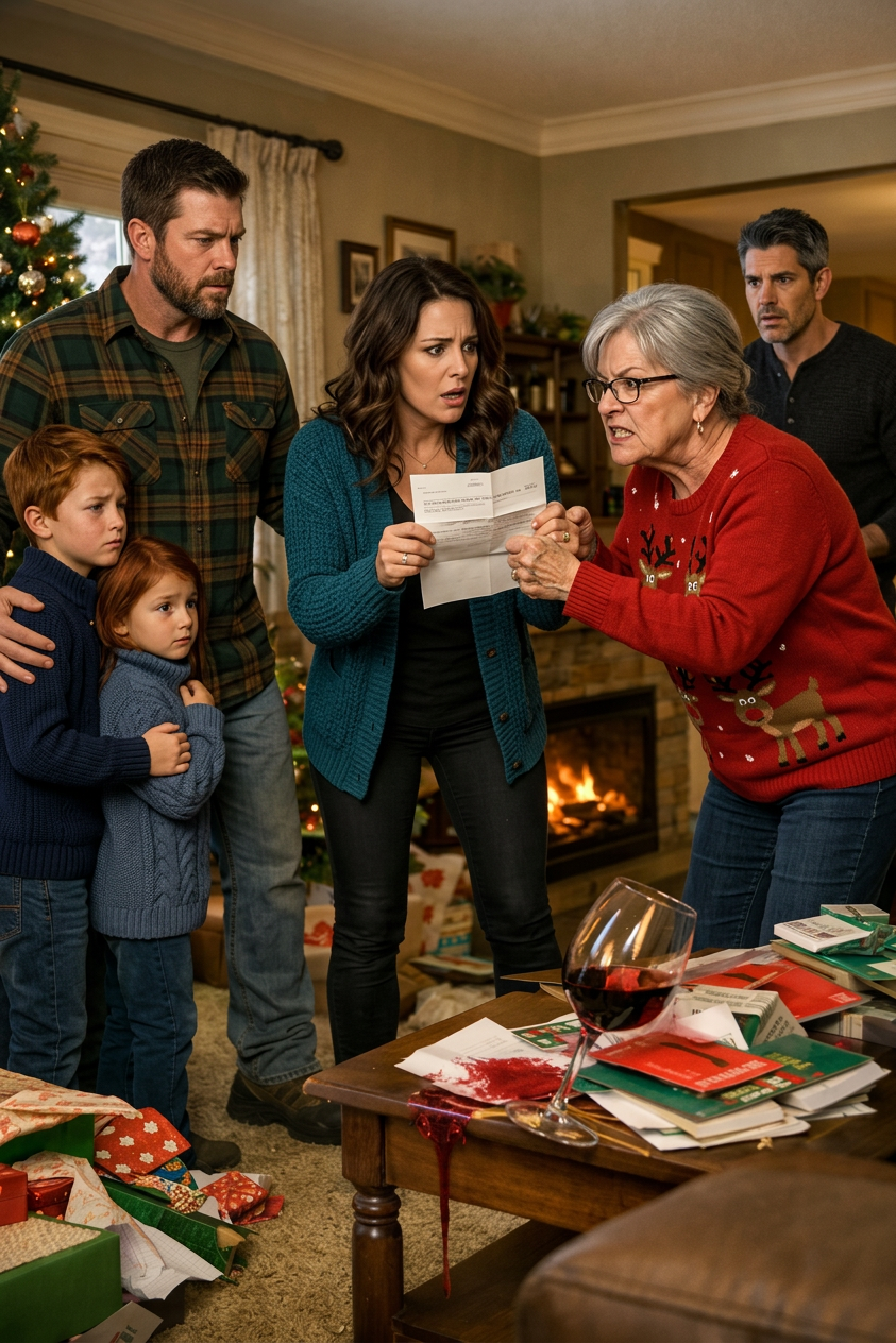 « Tu gâches Noël ! » a hurlé ma sœur quand je lui ai dit que mes enfants et moi partions plus tôt. « On n’a même pas encore ouvert les cadeaux ! »