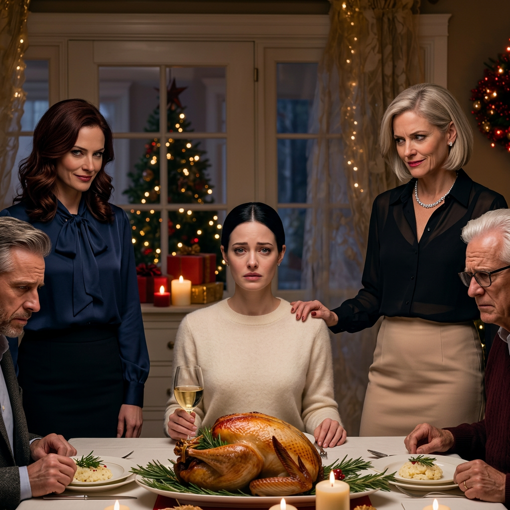 Au dîner de Noël, ma mère a lancé avec un sourire narquois : « On a enfin vendu la maison de grand-mère ! De toute façon, tu n’étais pas dans le testament. » Ma sœur a ri et a dit : « Bon, elle n’aurait pas su quoi en faire. » J’ai pris une gorgée de vin et j’ai dit : « J’espère que tu profiteras bien de l’argent… parce que c’est moi qui ai acheté la maison. » Un silence de mort s’est abattu sur la table.