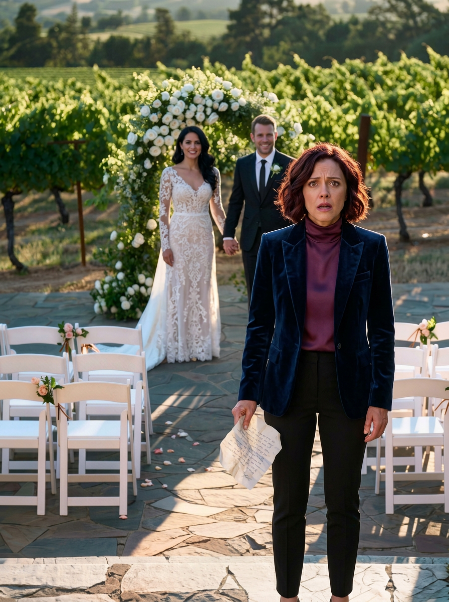 « À ma répétition de mariage, ma sœur est entrée vêtue de ma robe, la main sur le bras de mon fiancé. « Surprise, on se marie en secret ce soir ! » a-t-elle lancé d’une voix enjouée, tandis que ma mère applaudissait et que les invités me dévisageaient, attendant que je craque. Ils pensaient que j’ignorais tout des e-mails secrets, de la licence annulée et du contrat à mon nom. J’ai posé mes notes et j’ai dit : « Je suis ravie que vous soyez tous là, parce que… » – et là, j’ai sorti mon téléphone. »