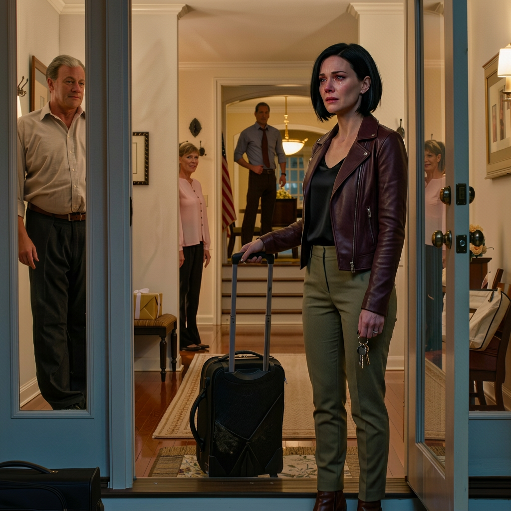 Mes parents m’ont dit : « Le plus beau cadeau pour le mariage de ton frère, c’est de lui laisser un peu d’espace. » Je n’ai pas supplié. J’ai simplement fait mes valises, pris mes clés et je suis sortie. La porte s’est refermée derrière moi comme un point final. Le jour du mariage est arrivé… et le calme que j’avais laissé derrière moi n’a pas duré. Une simple marche jusqu’à l’allée a déclenché une série de décisions qui ont bouleversé toute la journée, sans qu’un seul cri ne vienne s’élever.