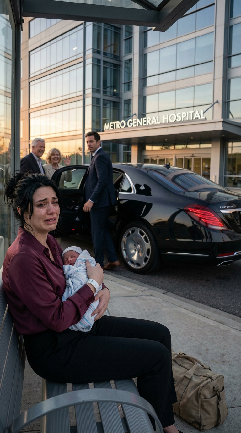 Je venais d’accoucher quand mon mari m’a regardée droit dans les yeux et m’a dit : « Prends le bus pour rentrer. J’emmène ma famille manger une fondue chinoise. » Deux heures plus tard, sa voix tremblait au téléphone : « Claire… qu’est-ce que tu as fait ? Tout a disparu. » Il pensait que m’abandonner était la pire chose qu’il puisse faire. Il était loin de se douter qu’à la fin de cette nuit-là, toute sa famille découvrirait qui j’étais vraiment…