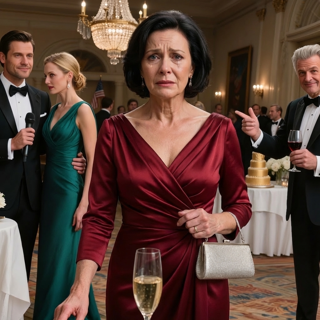 À la fête de mon fils, il a pris le micro et a annoncé : « Mon beau-père a tout payé ! Ma mère n’a même pas offert le gâteau de mariage ! » Je suis simplement sortie en silence. Le lendemain matin, j’ai discrètement retiré l’argent que j’avais mis de côté pour le mariage et j’ai cédé l’entreprise que j’avais bâtie pendant des années à la personne qu’il détestait le plus.