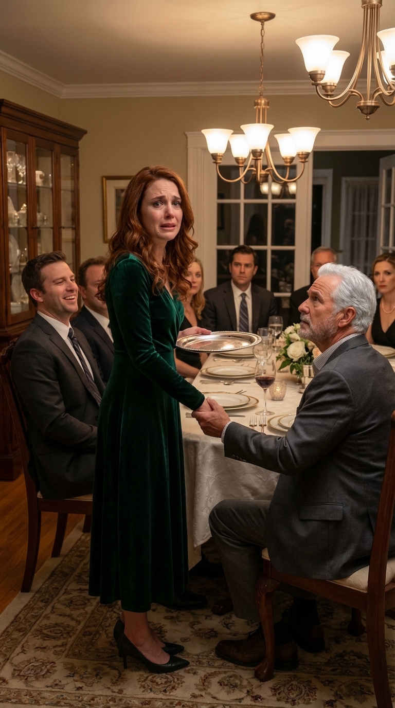 Le soir du décès de ma mère, on attendait encore de moi que je sourie et que je serve le dîner. Quand mon mari a ri et m’a dit : « Ta mère est morte ? Et alors ? Sers mes invités », quelque chose s’est brisé en moi. J’ai porté les assiettes, les larmes coulant sur mes joues, jusqu’à ce que son patron me prenne la main et me demande : « Pourquoi pleures-tu ? » Je lui ai avoué la vérité devant tout le monde. Ce qui s’est passé ensuite a détruit mon mariage d’une manière totalement inattendue.