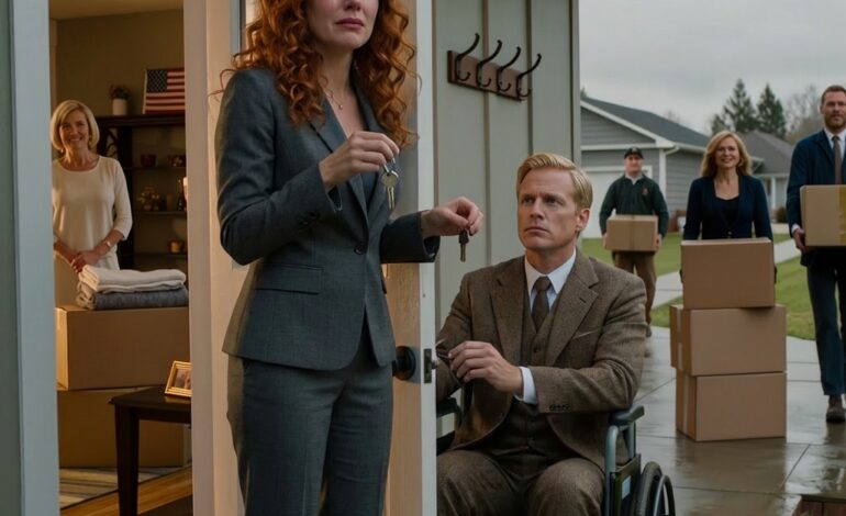 Après la cérémonie de mon mari, j’ai vu mes beaux-parents emménager. Ma belle-mère a dit : « C’est chez nous maintenant. » Mais…